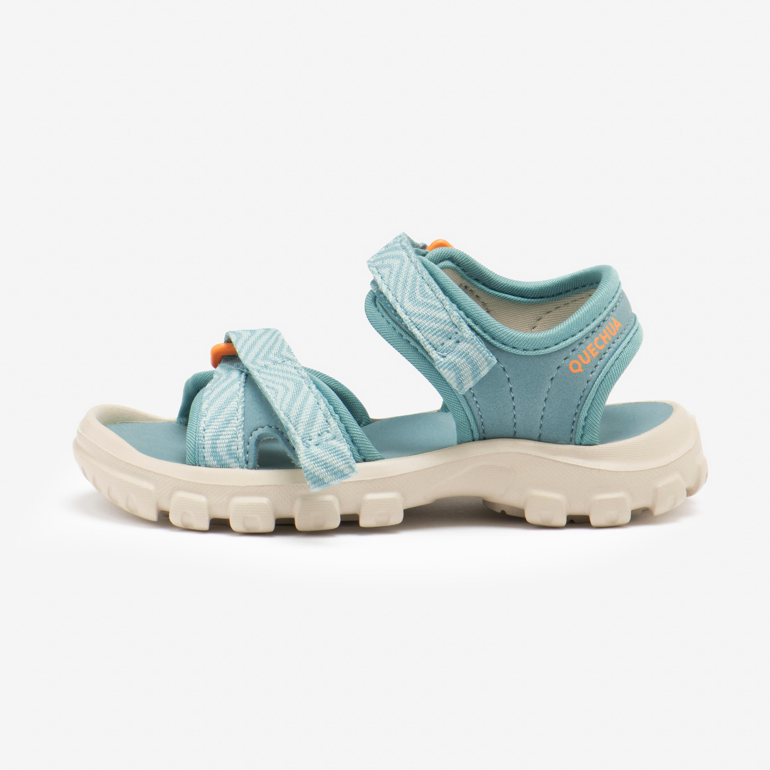 Sandalen Kinder Gr. 24–31 Klettverschluss Wandern - NH100 bleu