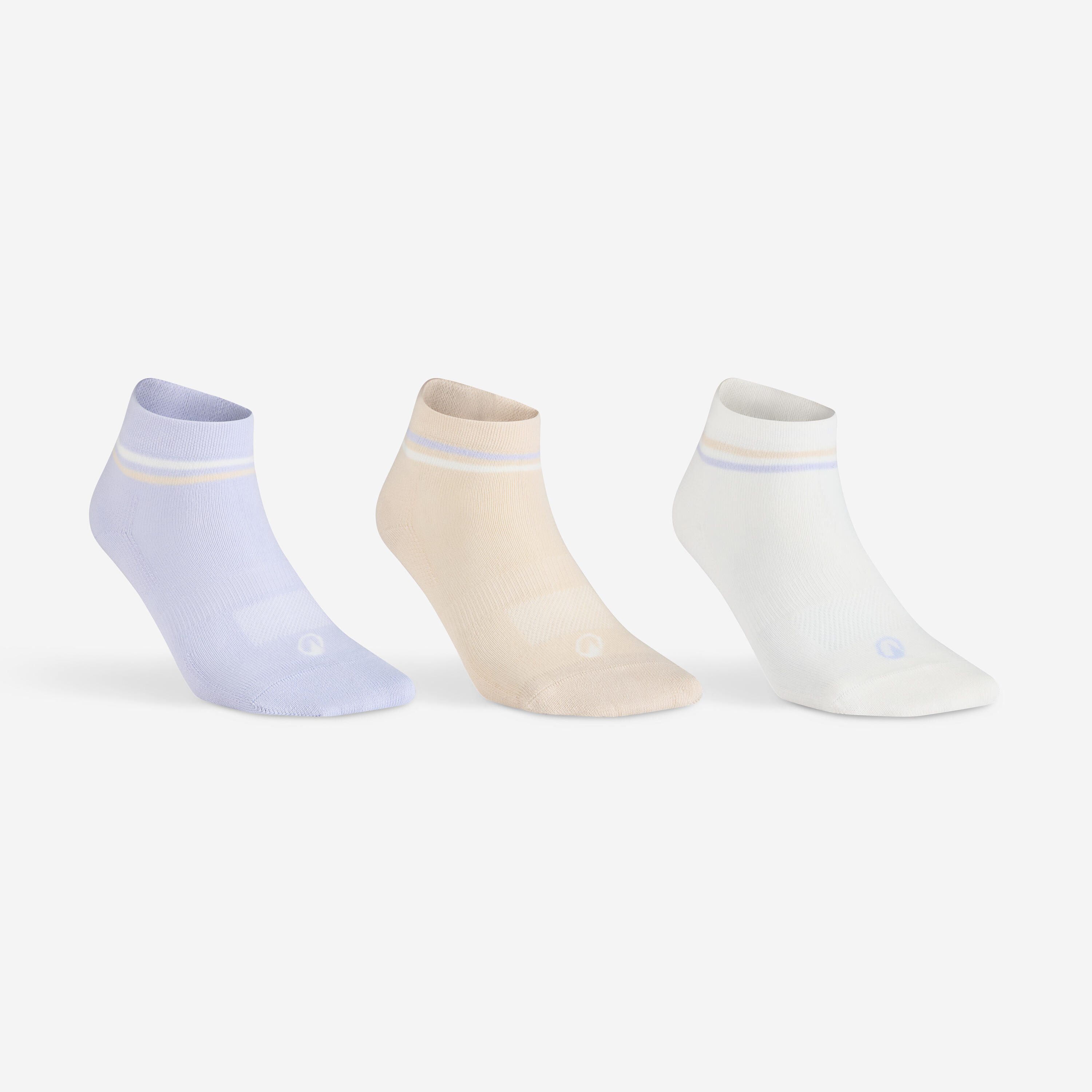 Tennissocken Mid 3er Pack - RS160 violett/beige/braun