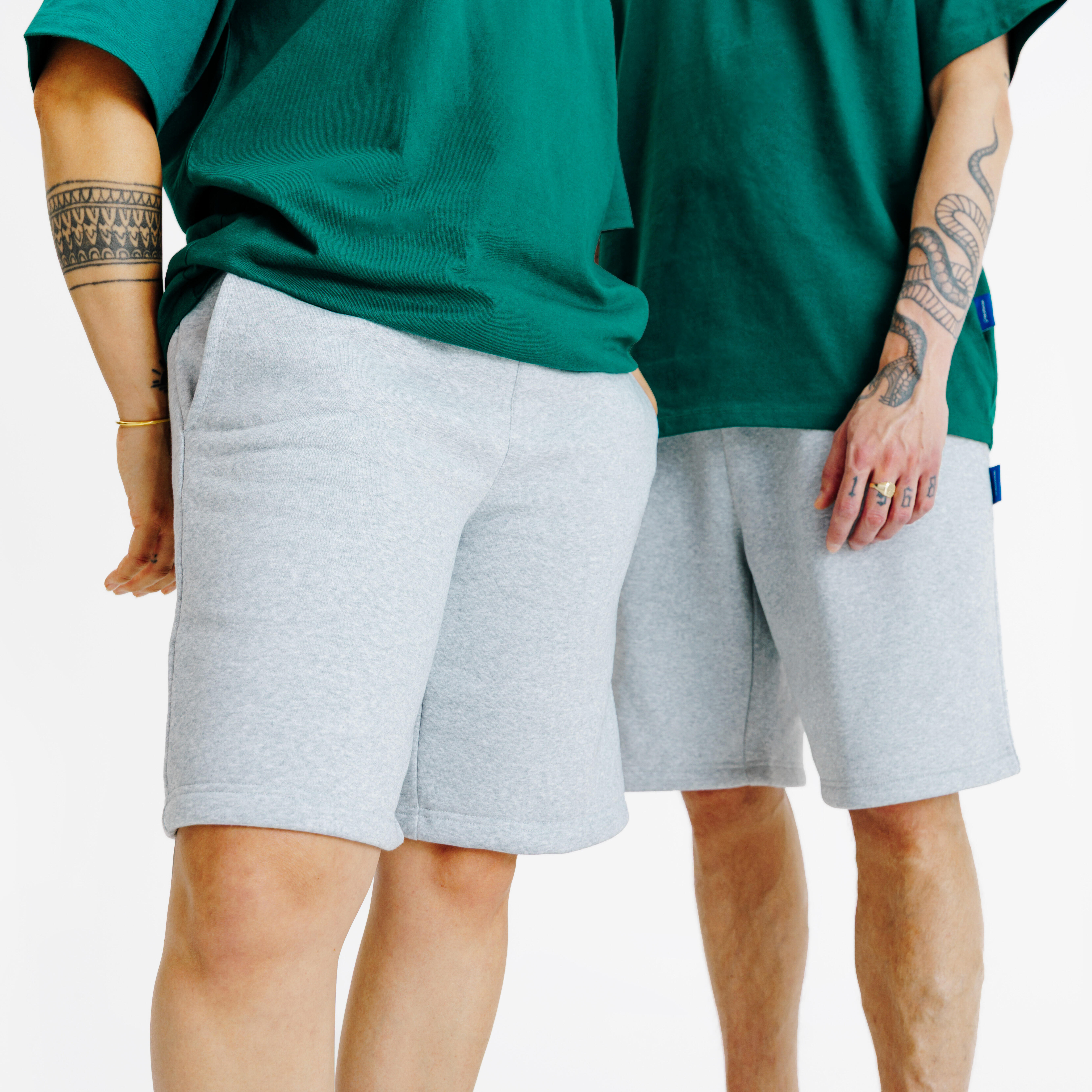 Shorts - Elementals grau meliert