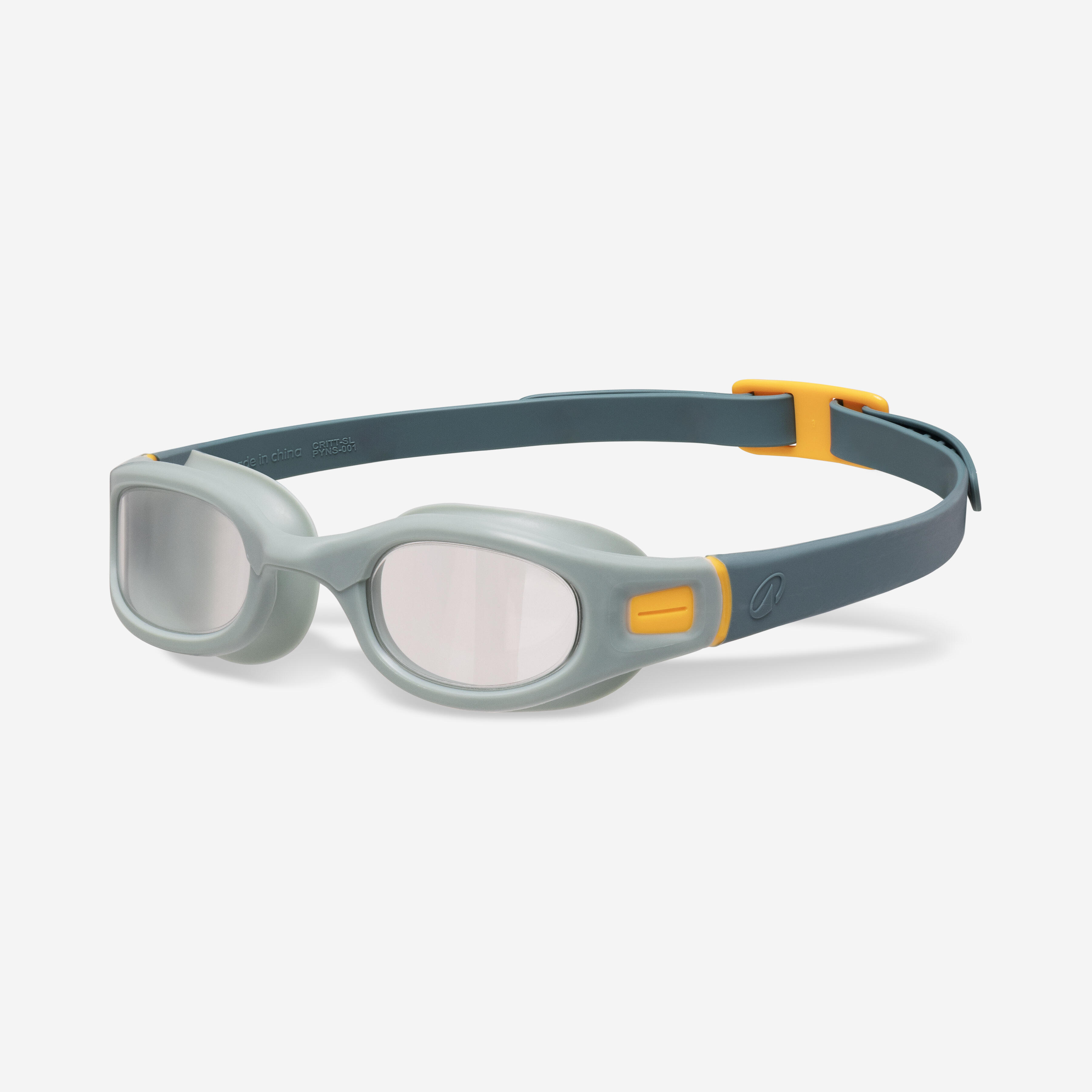 Schwimmbrille klar kleine Größe - Soft grün/orange