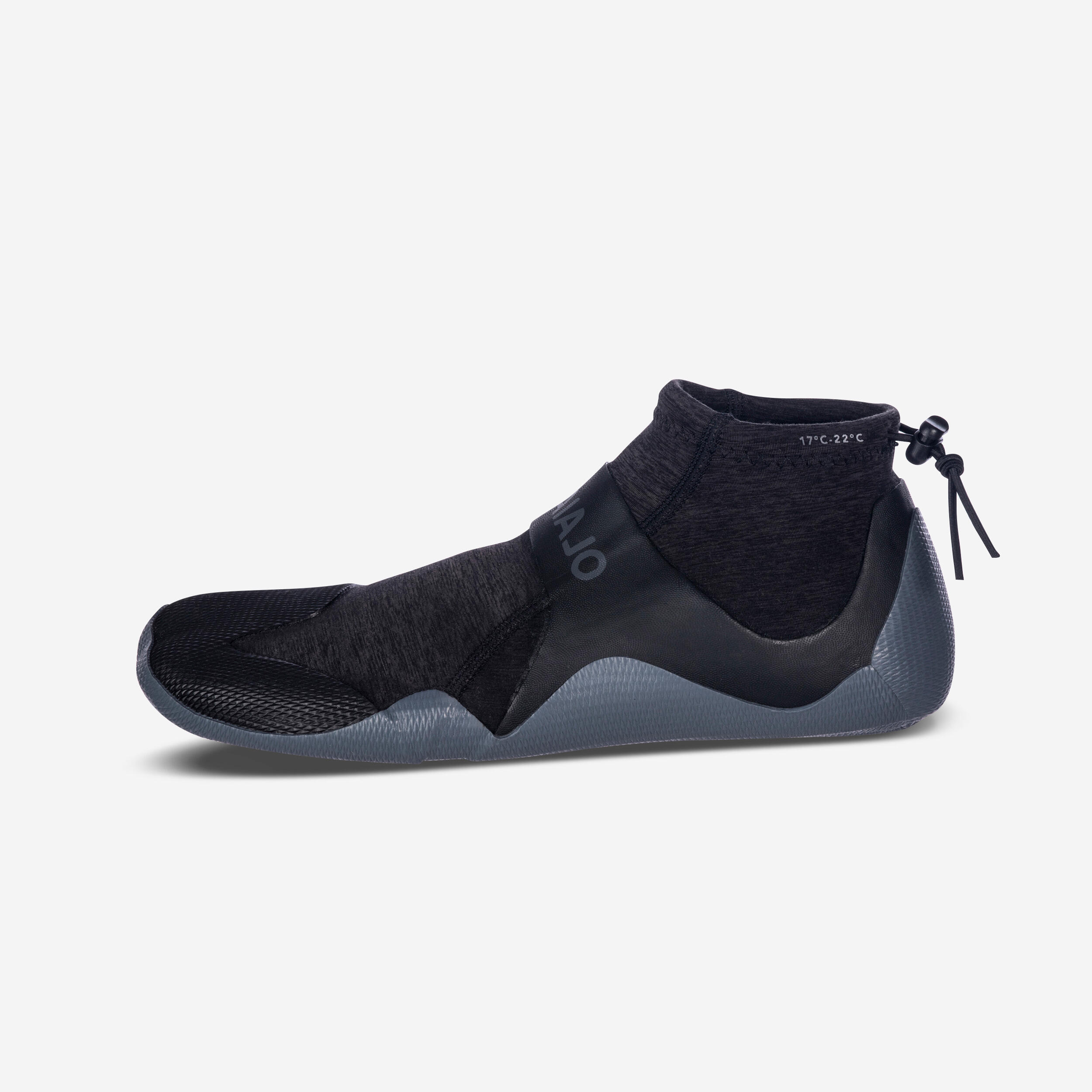 Neoprensocken Surfen Neopren 2 mm 500 grau/schwarz