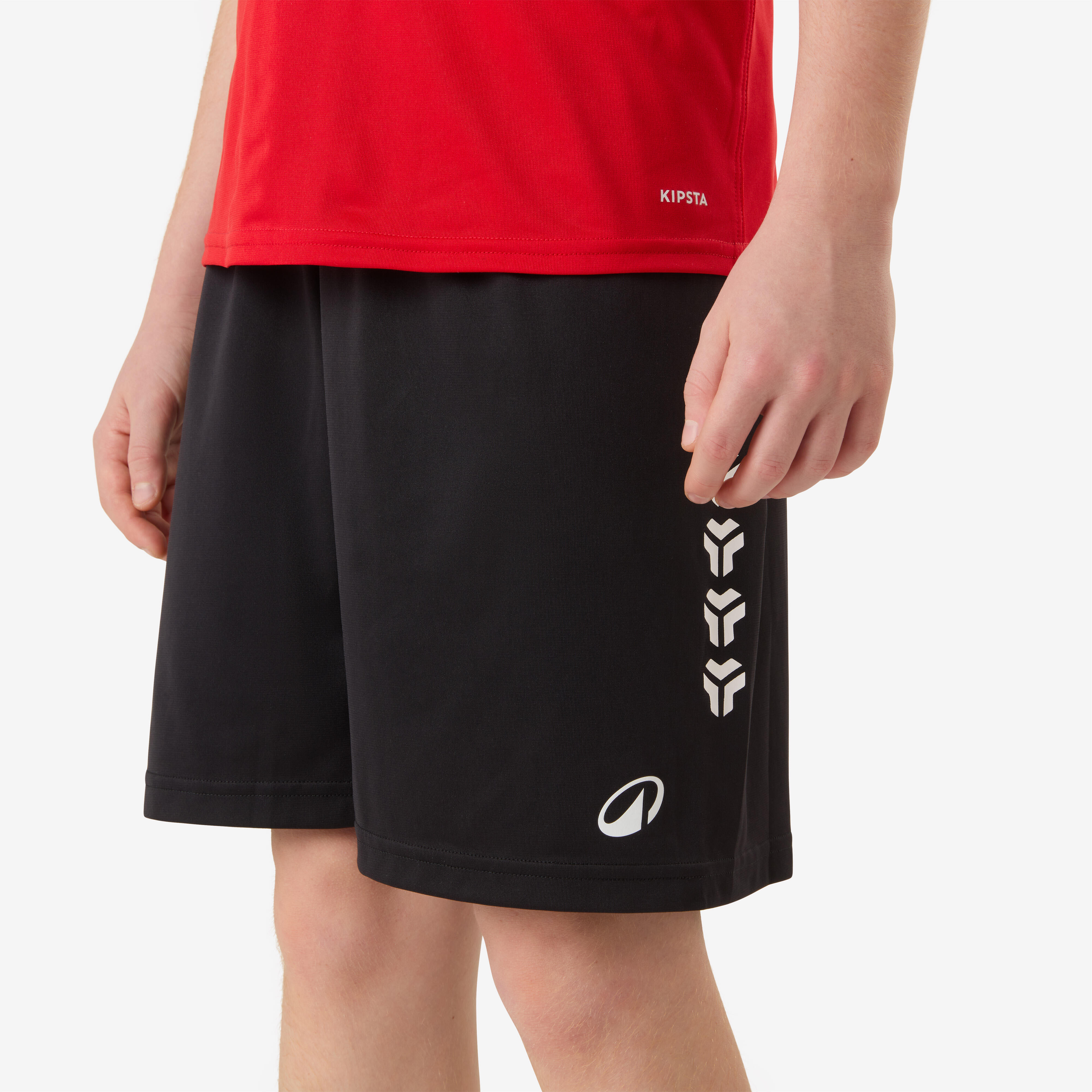 Kinder Handball Shorts - H100 schwarz