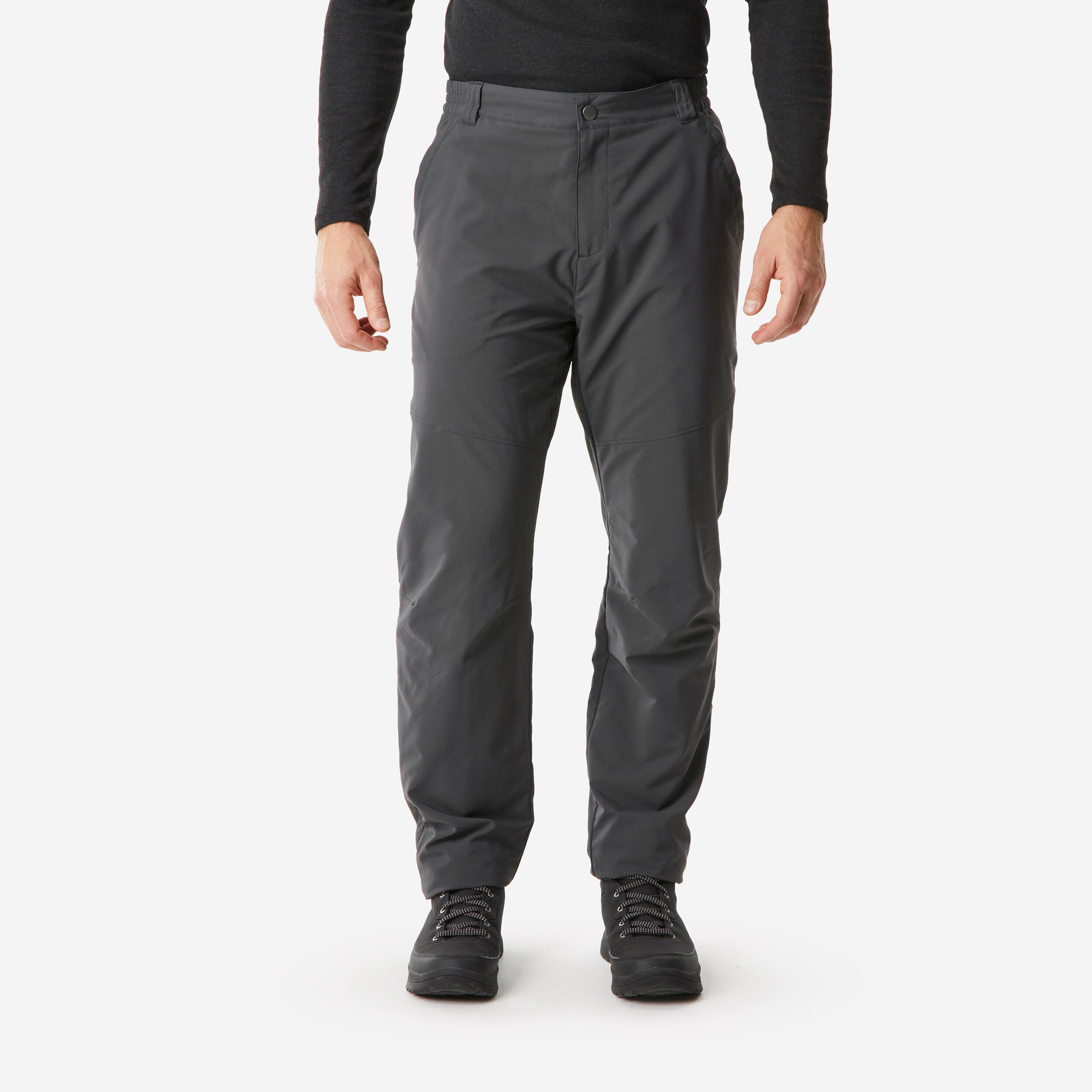 Wanderhose Herren warm wasserabweisend - NH100 grau
