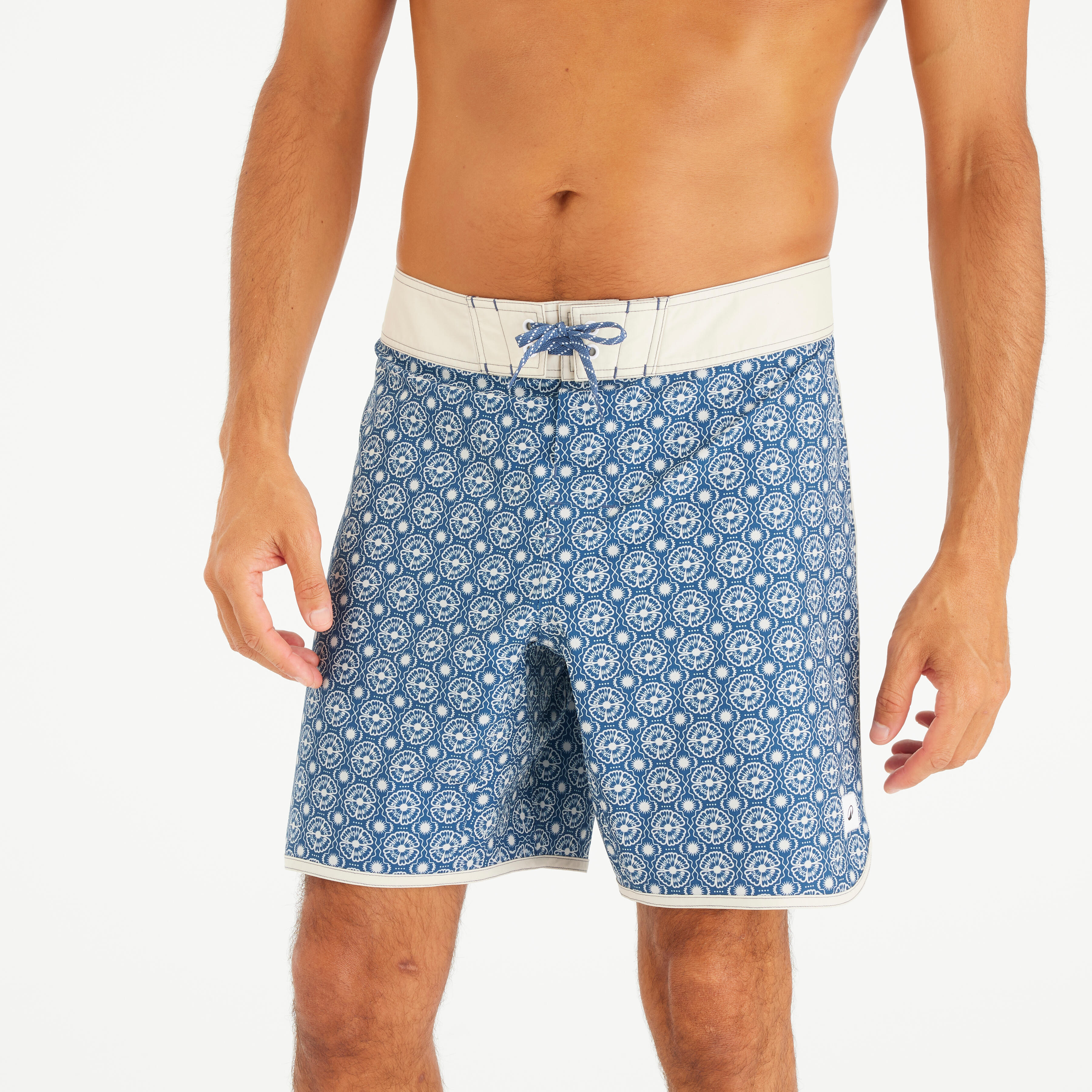 Boardshorts Herren halblang 18" 500 Surfingsurf