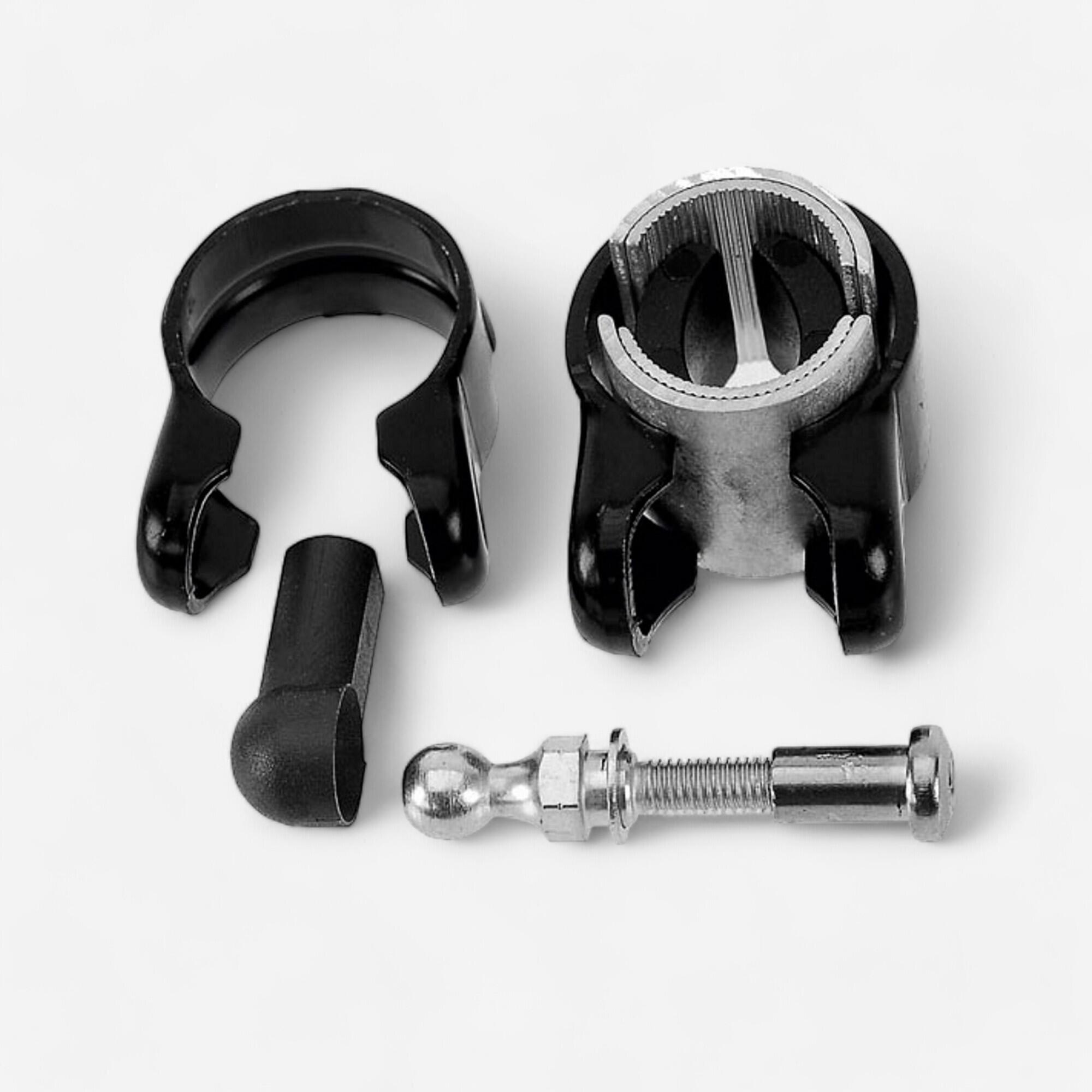 Set zur Befestigung an Lenker oder Gabel