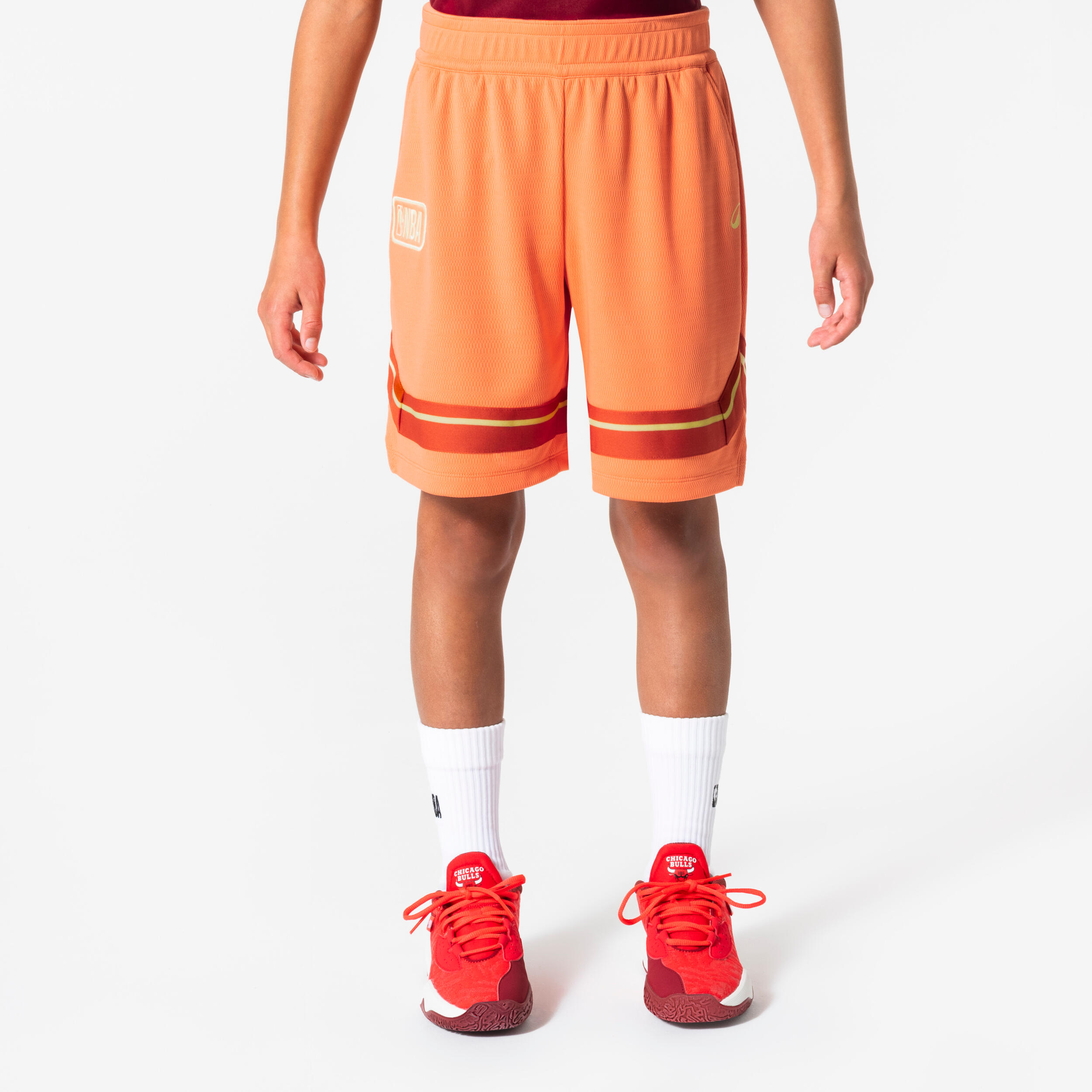 Kinder Basketball Shorts NBA - SH900 orange