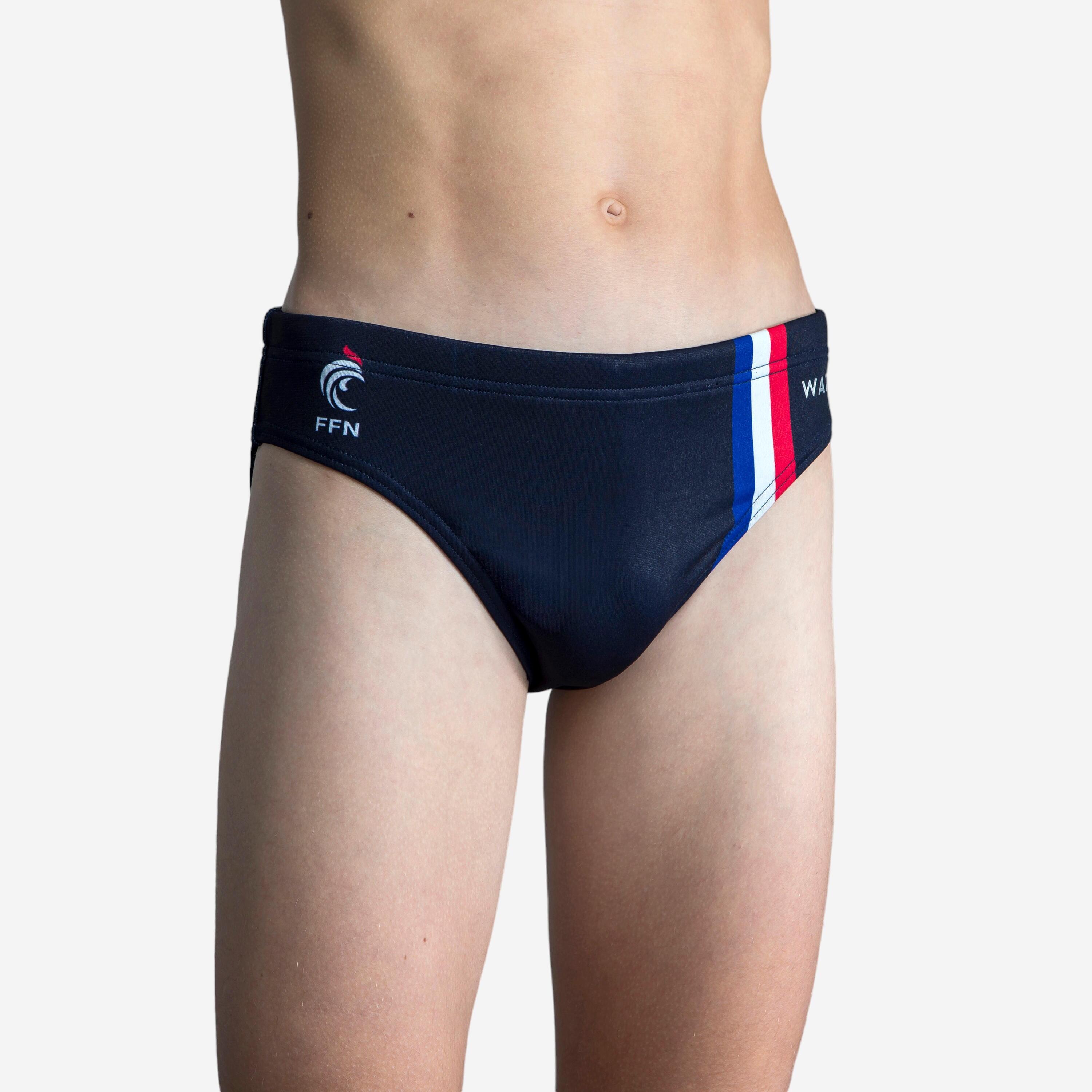 Badehose Slip Wasserball Frankreich Jungen