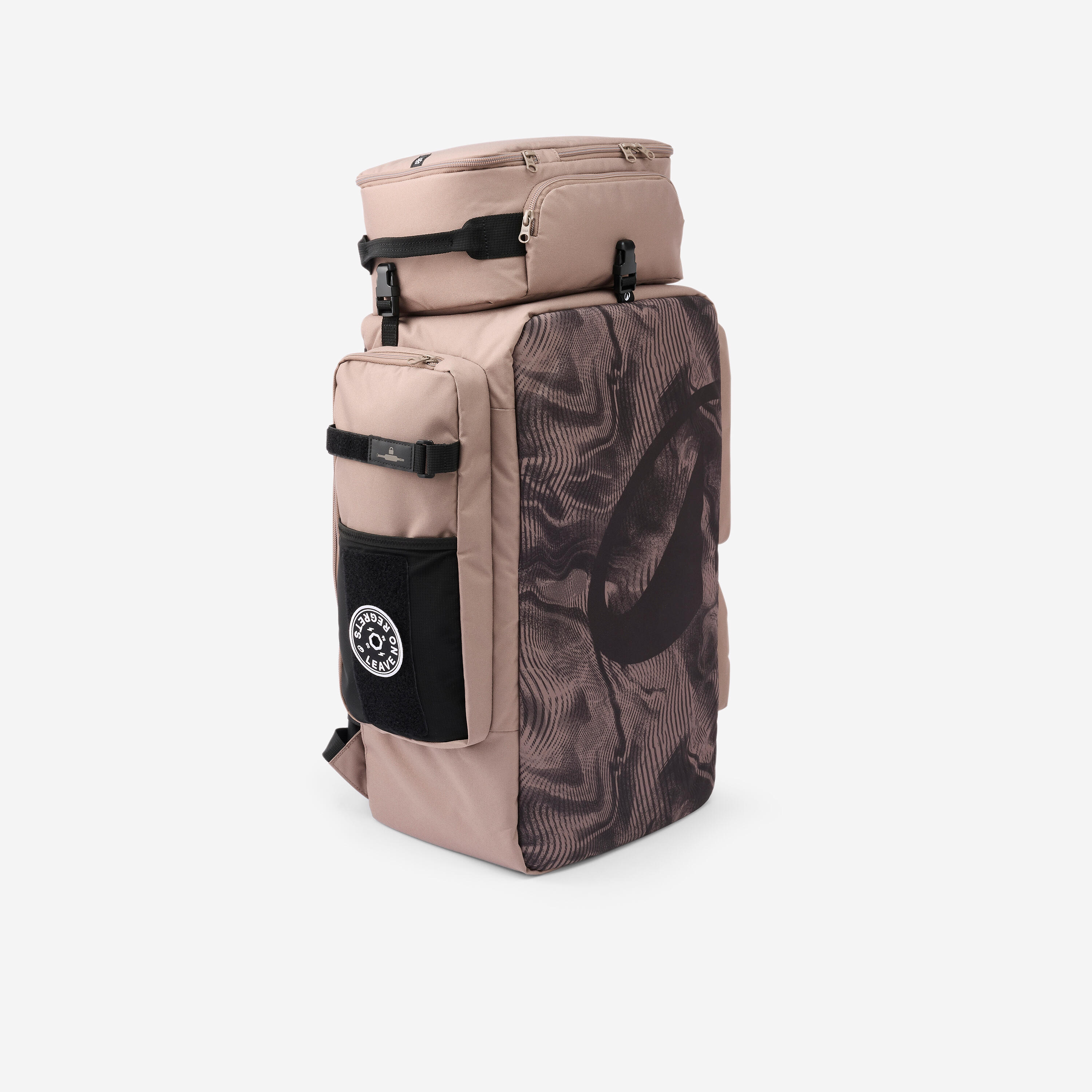 Sporttasche Krafttraining Crosstraining mit Isoliertasche 50 l - braun