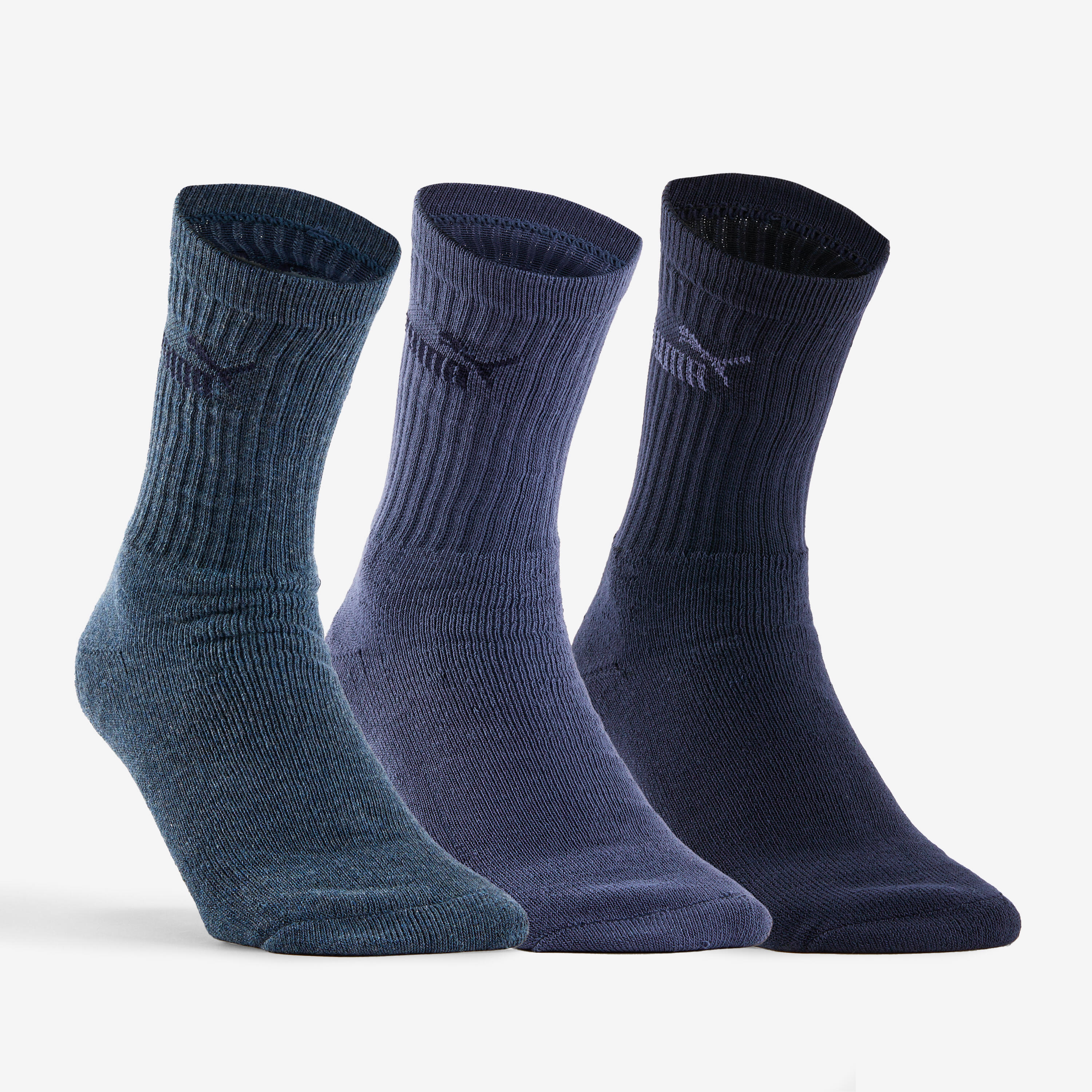 Sportsocken High 3er Pack - Puma marineblau