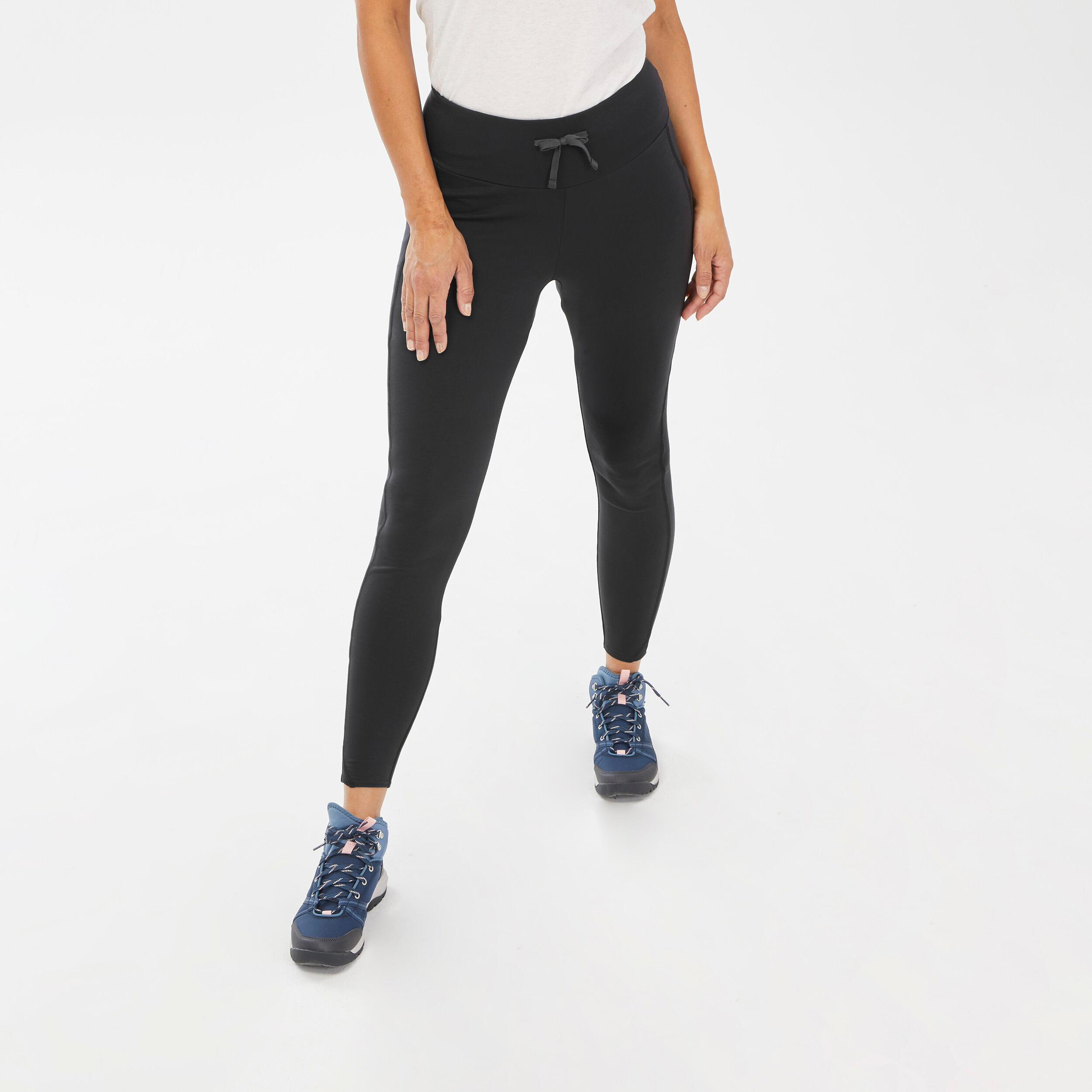 Leggings Damen Wandern - NH100 schwarz