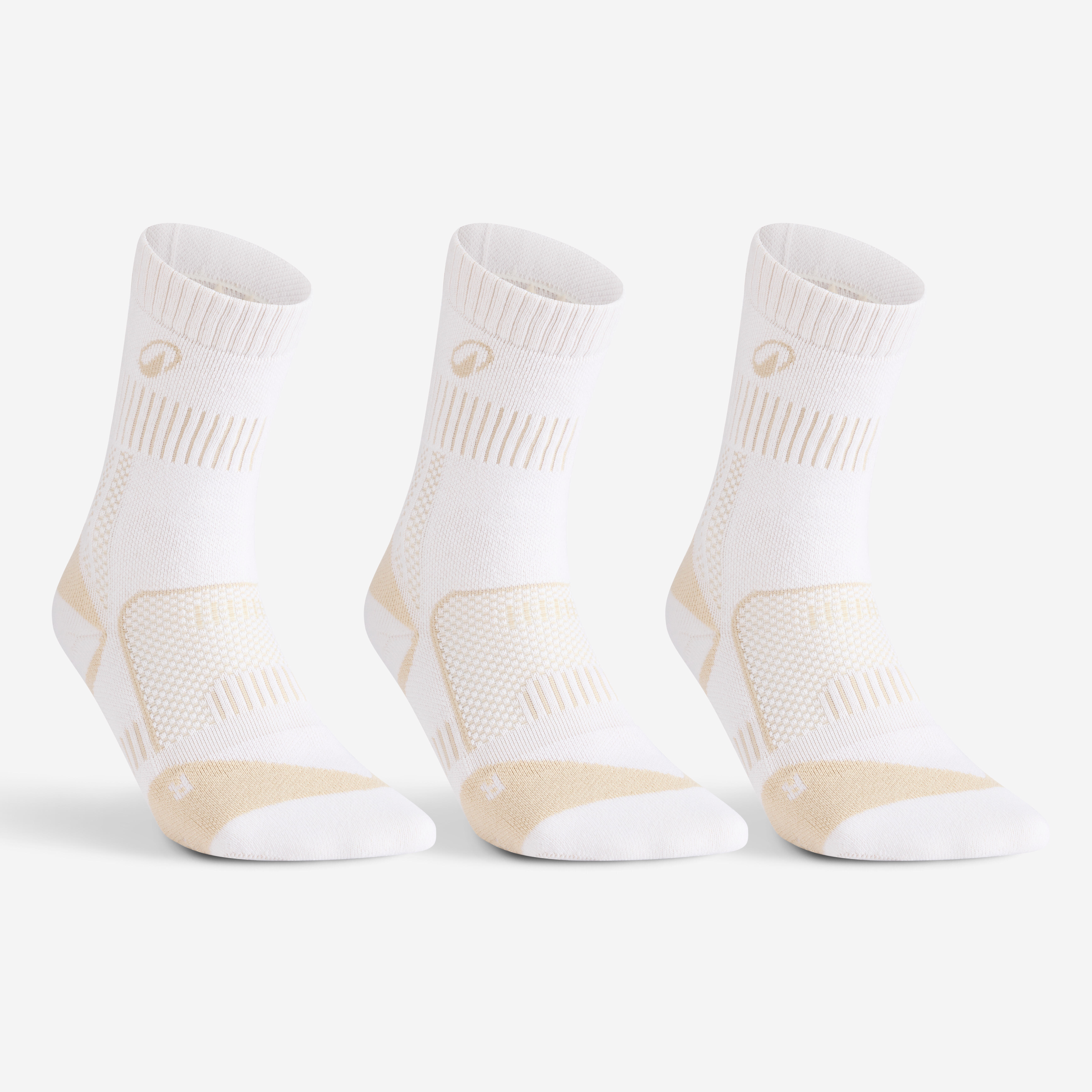 Tennissocken Baumwolle High Gael Monfils 3er-Pack - RS 900 weiss