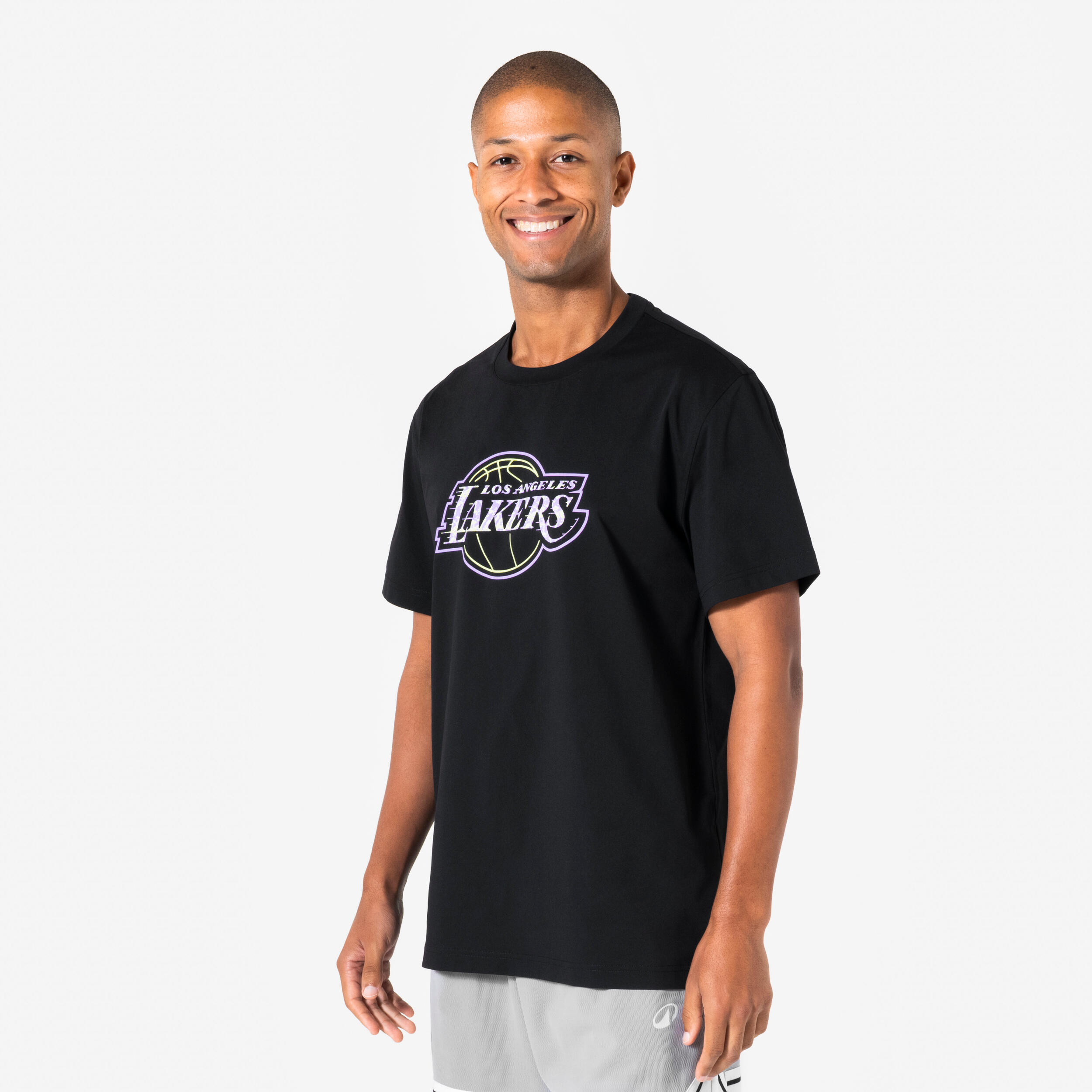 Damen/Herren Basketball T-Shirt NBA Lakers - TS 900 schwarz