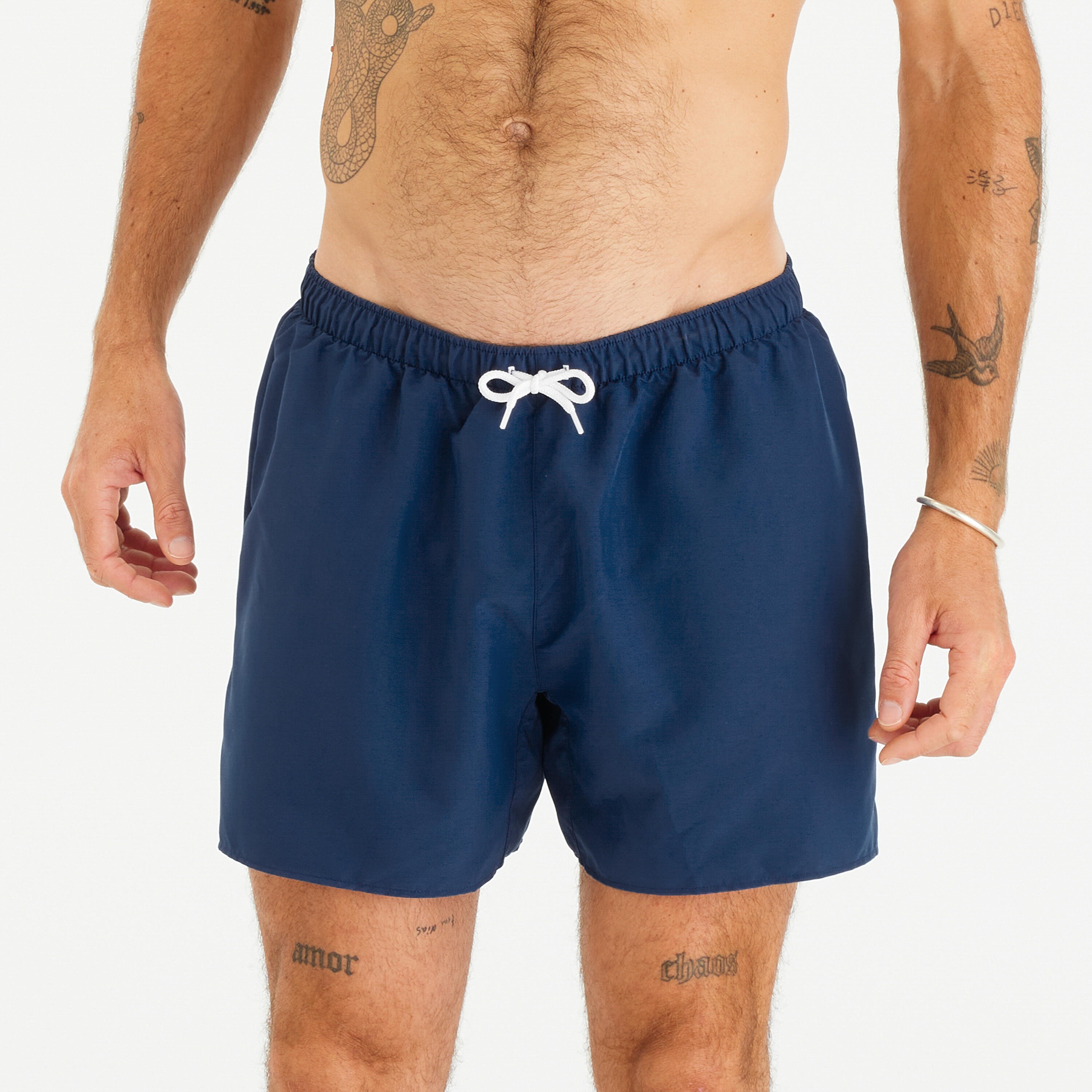 Boardshorts Herren 100 Hendaia MW dunkelblau