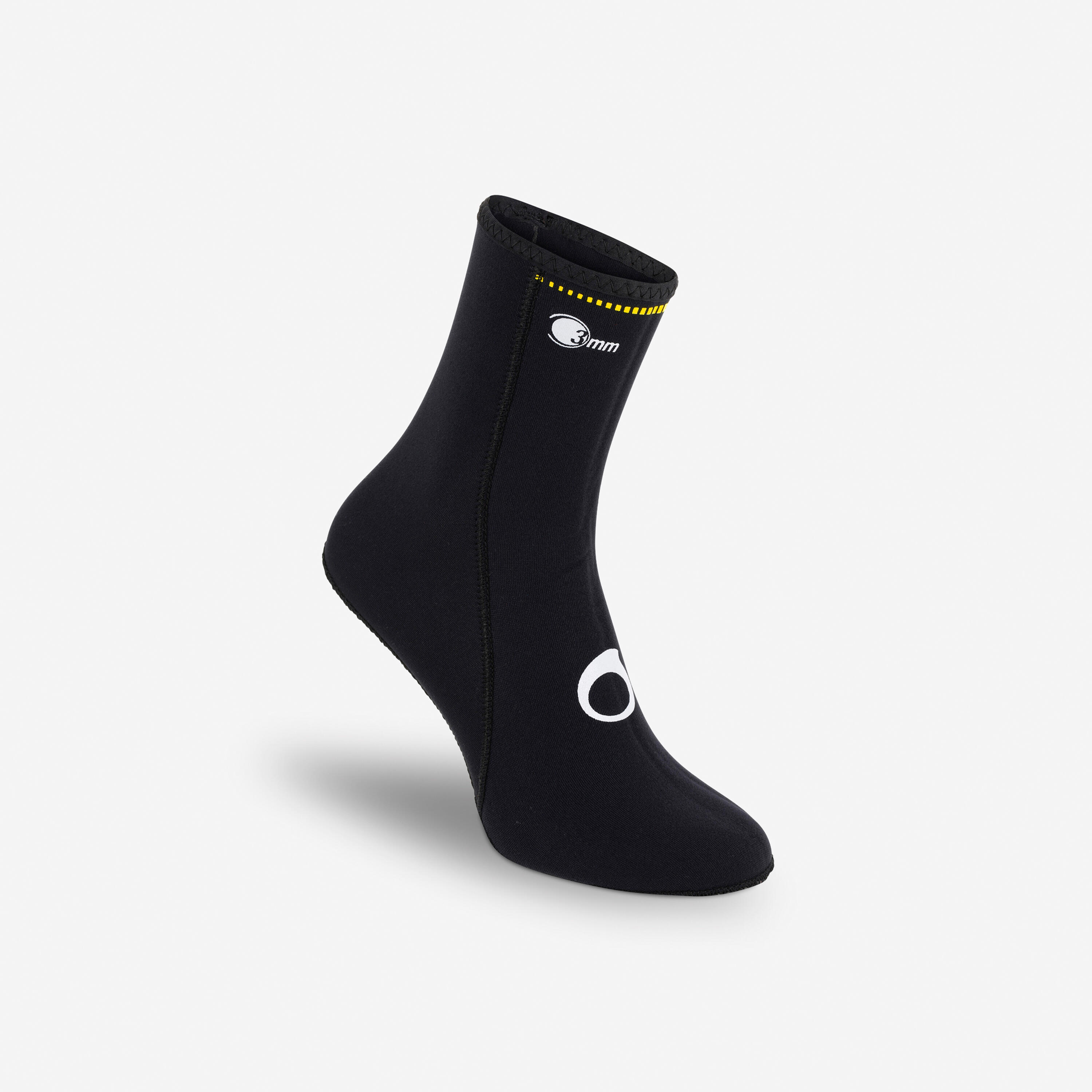 Neoprensocken Tauchen 3 mm schwarz