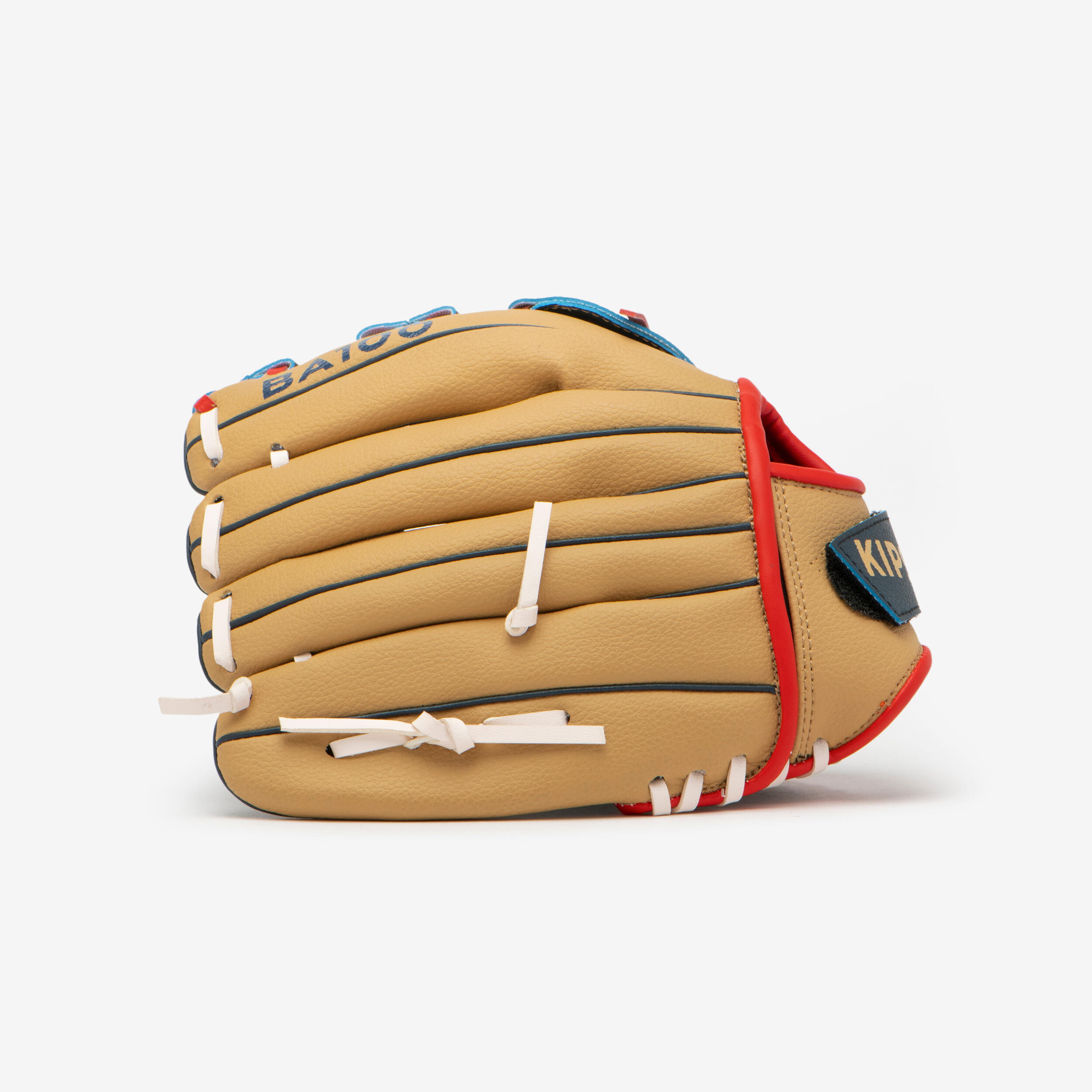 Kinder Baseball Handschuh Rechtswerfer - BA100 blau/beige