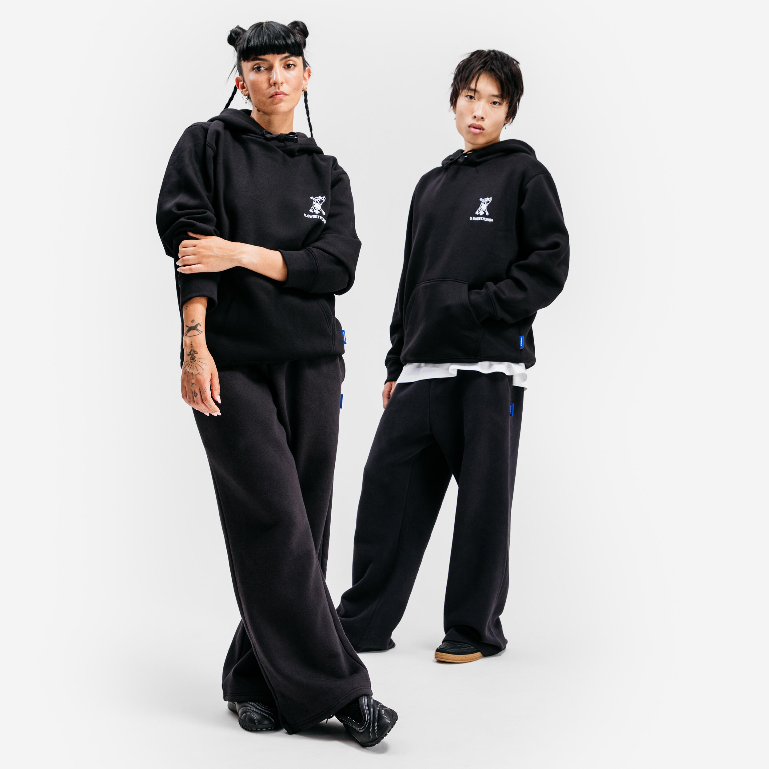 Hoodie Kapuzenpullover - Uppercute schwarz