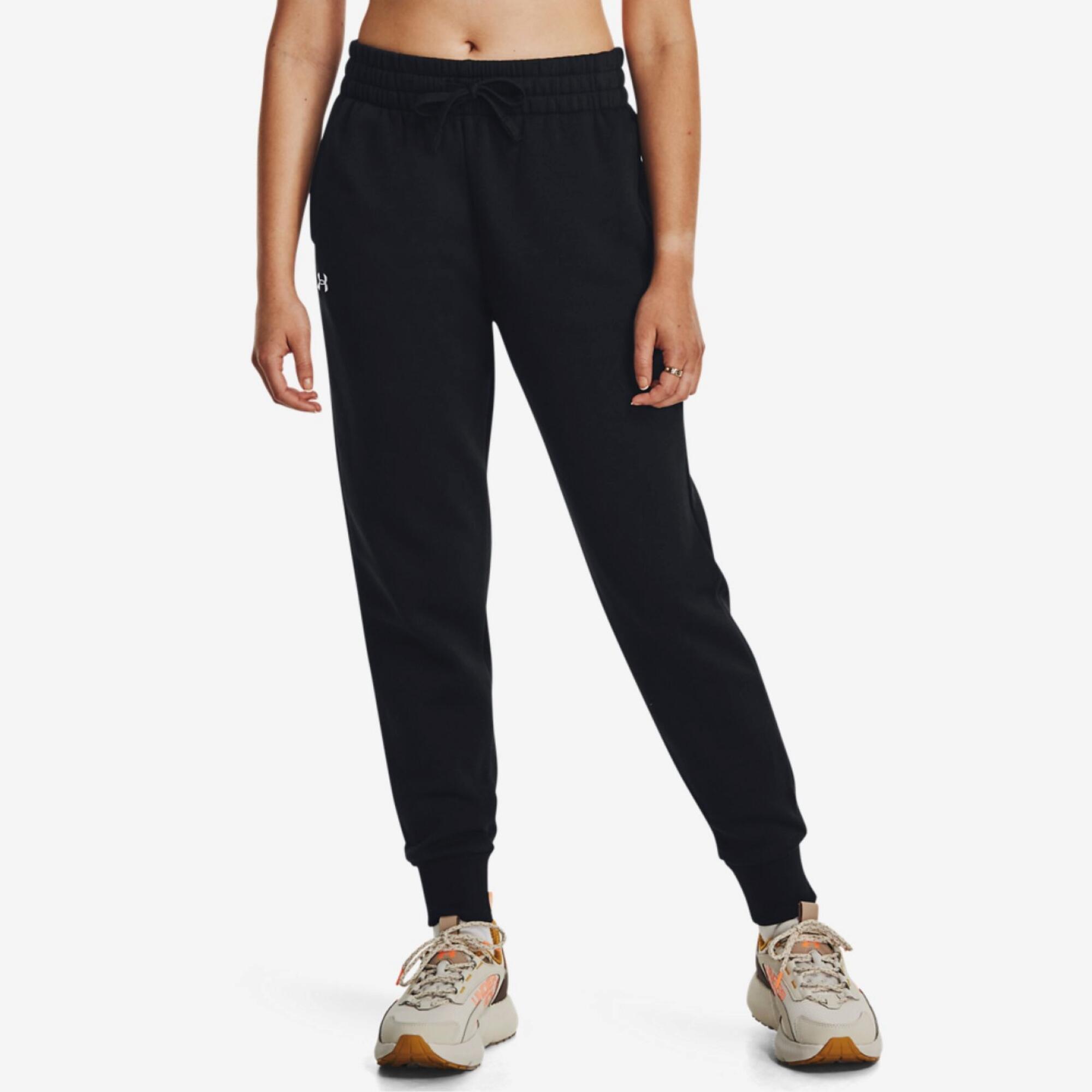 Jogginghose Damen Fleece - Rival schwarz