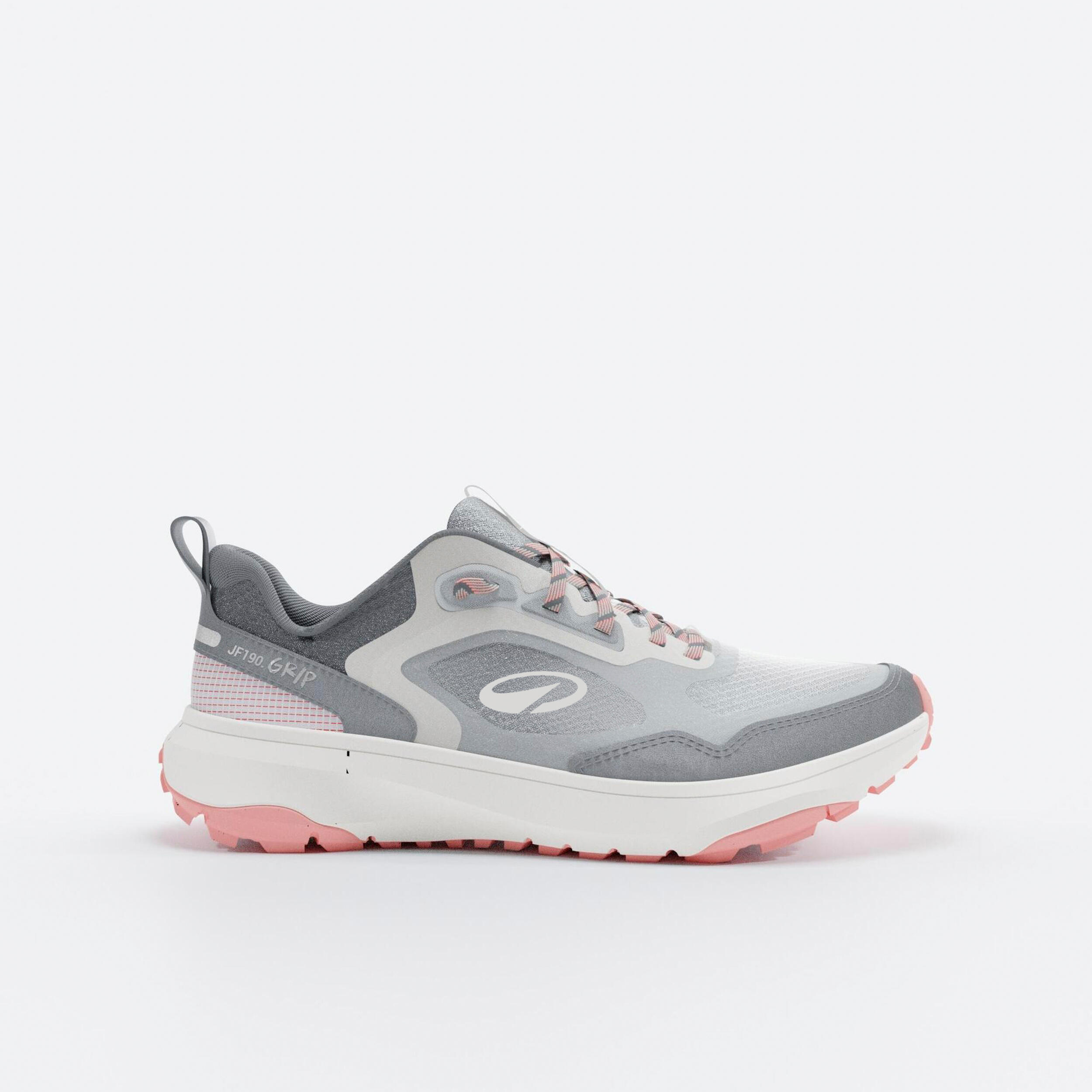 Laufschuhe Trailrunning Damen - JF190 Grip grau/rosa