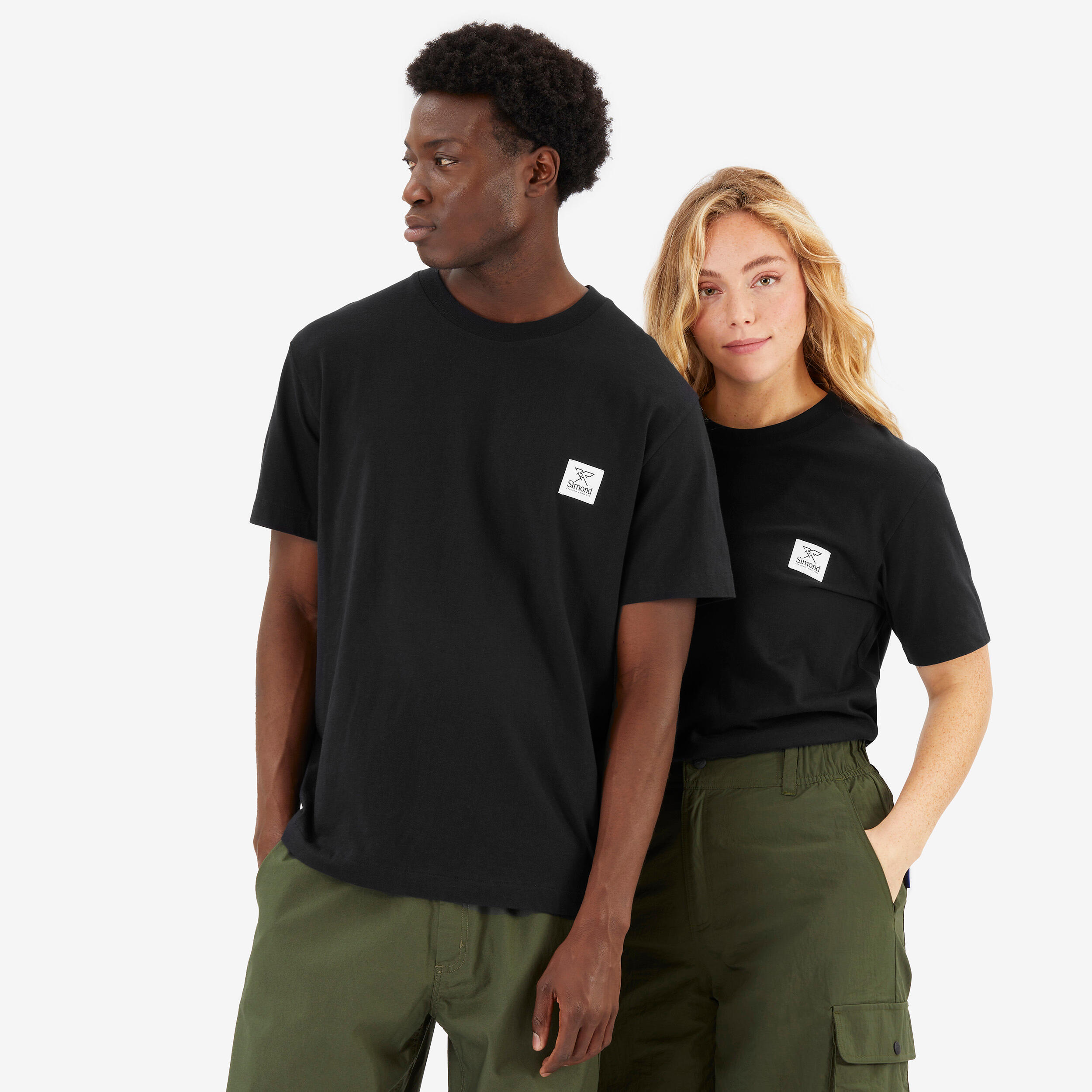 Herren/Damen T-Shirt Baumwolle Fairtrade-/Max Havelaar schwarz