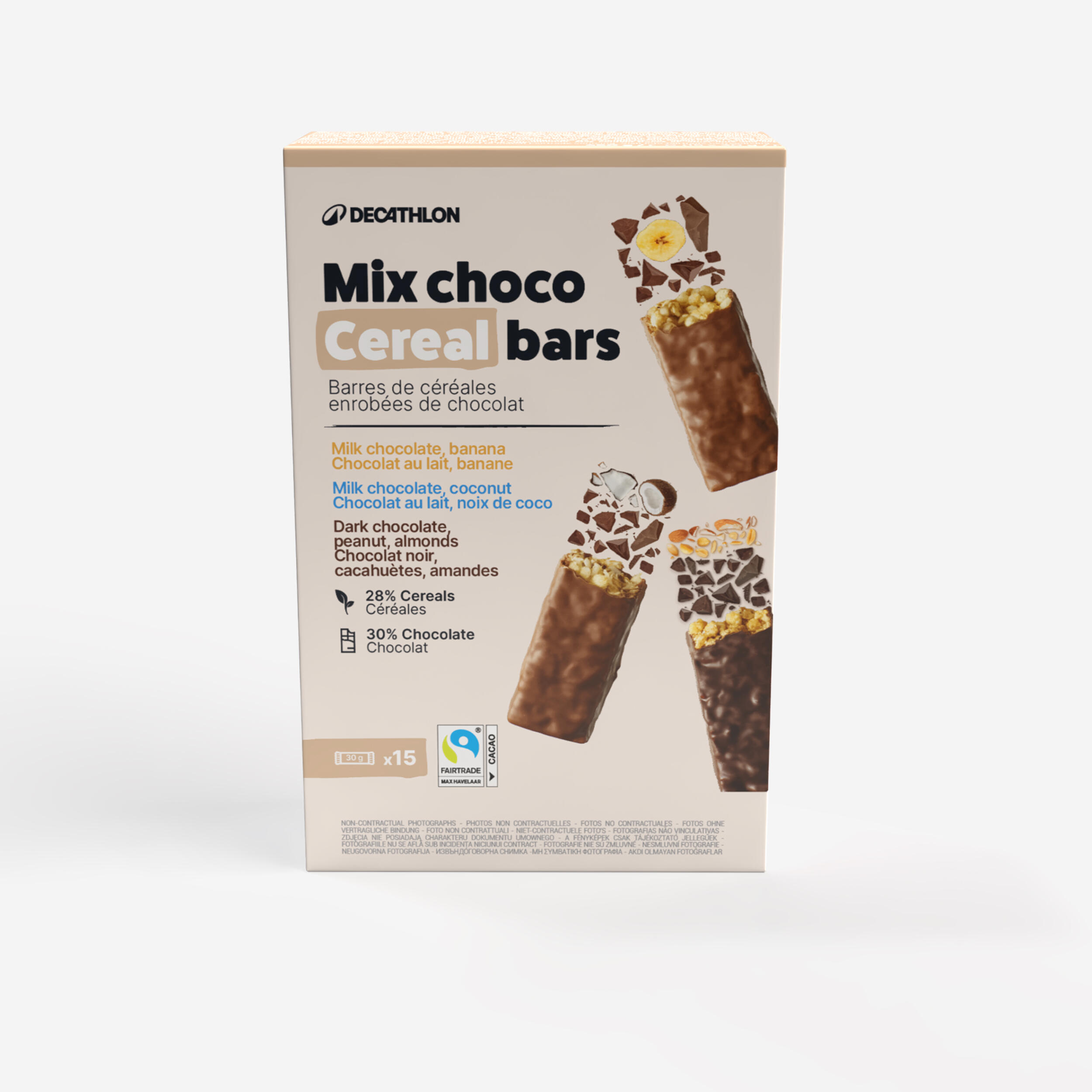 Mix Energieriegel Müsliriegel Schokoladenüberzug × 15
