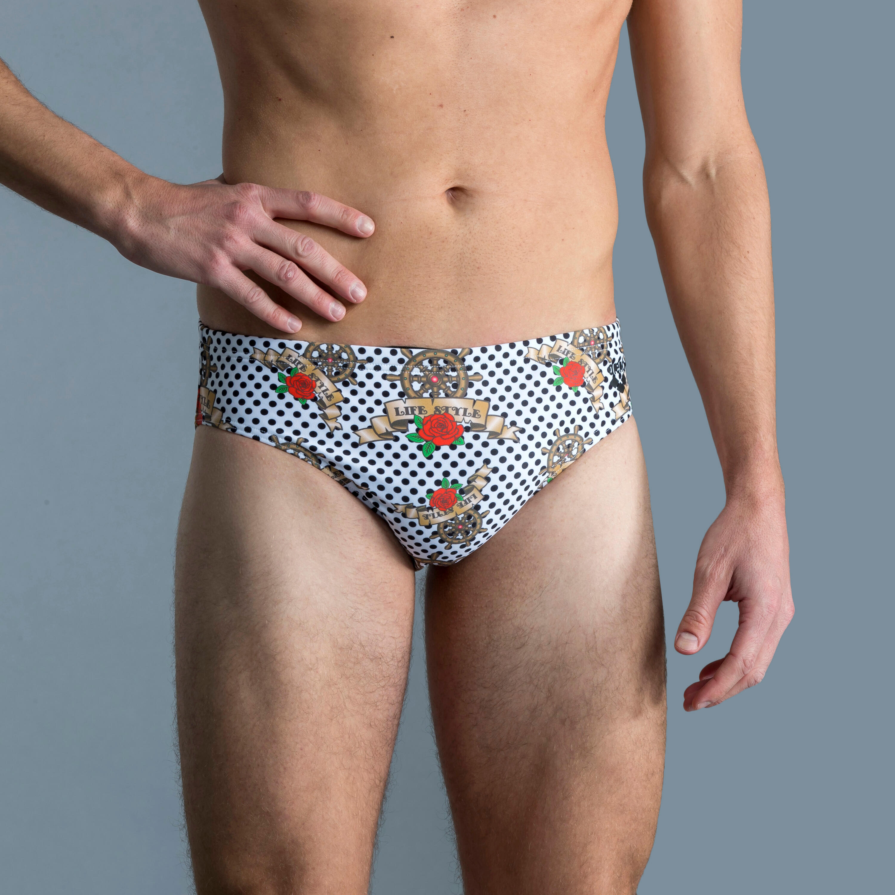 Badehose Slip Herren Arena - All Tattoo