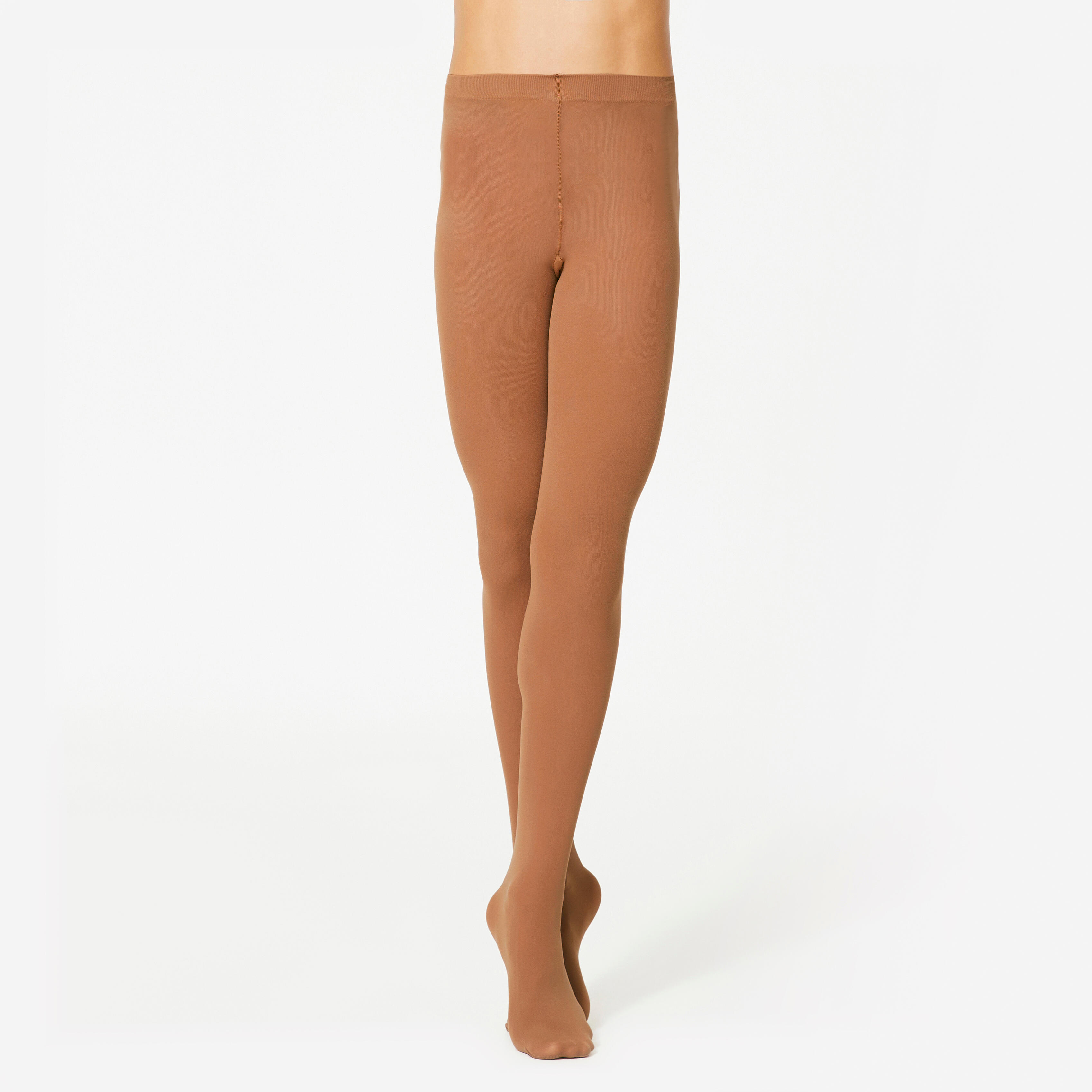 Ballettstrumpfhose Mädchen - hellbraun