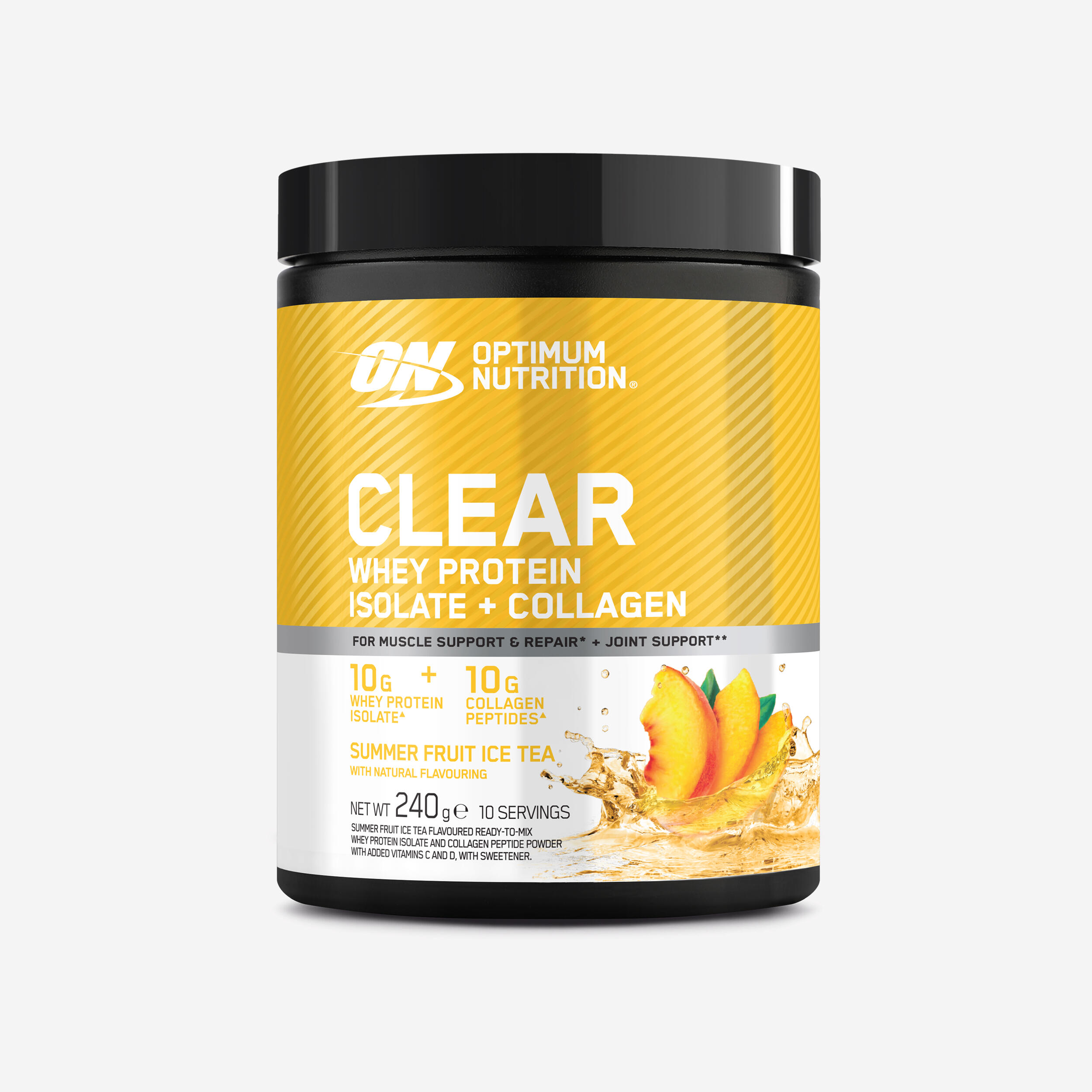 Clear Whey Isolat mit Kollagen Eistee 240 g