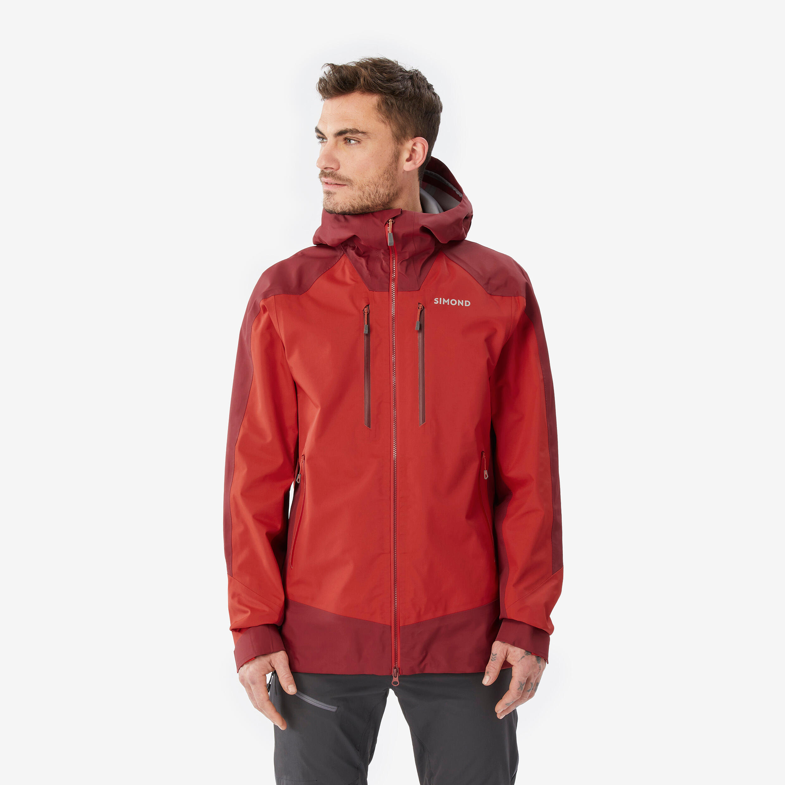 Herren Regenjacke wasserdicht ‒ Ice rot
