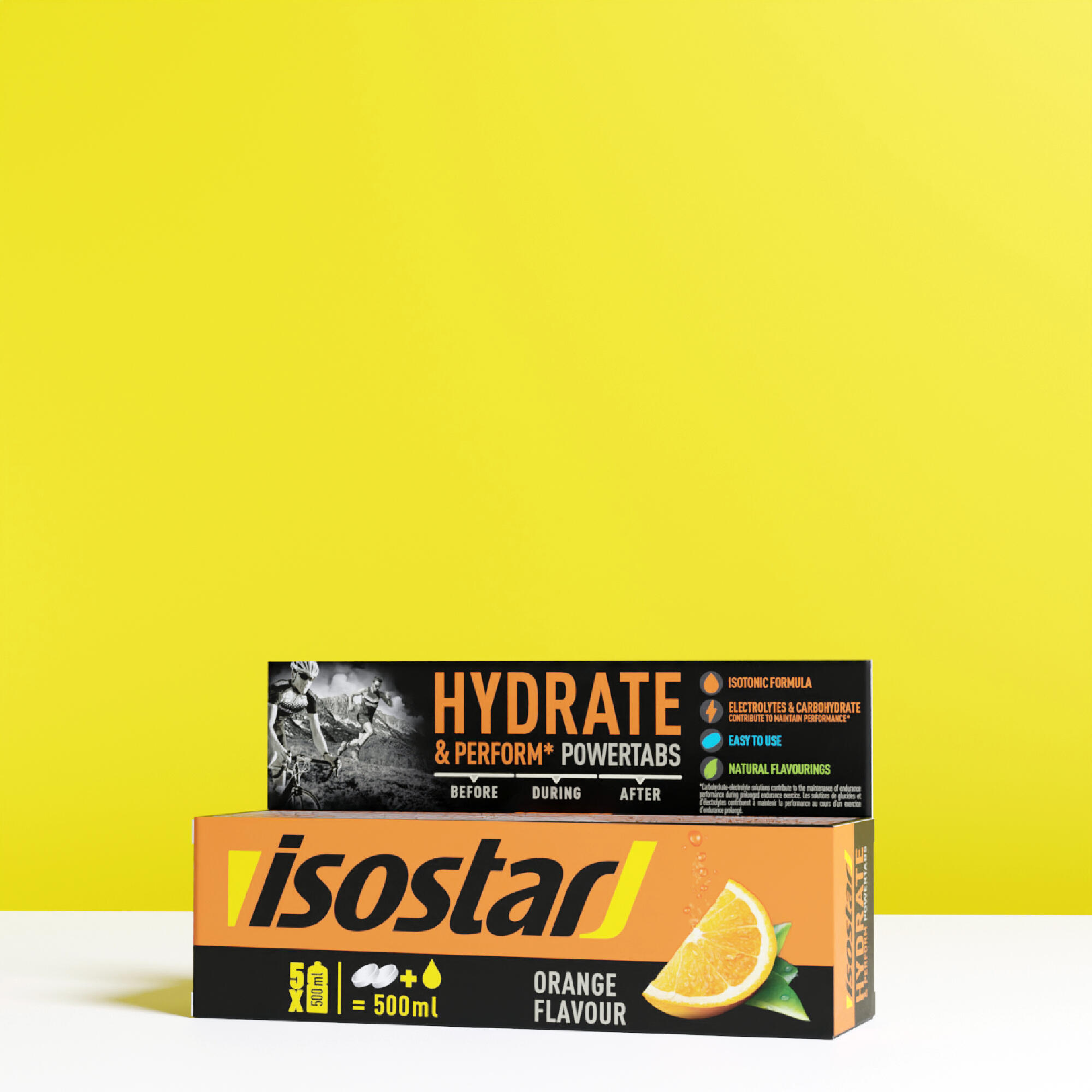 Iso-Brausetabletten Powertabs Orange 10 × 12 g