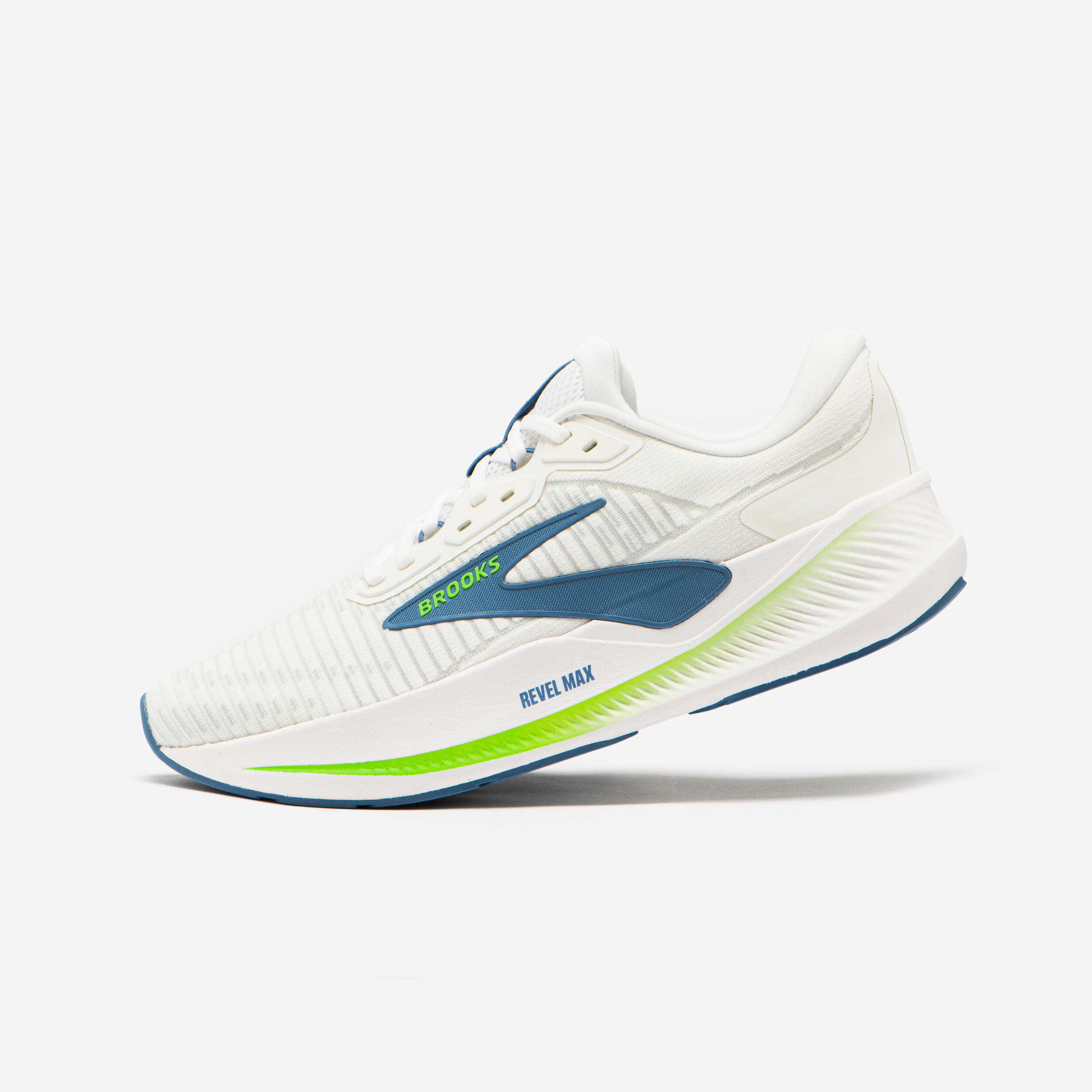Laufschuhe Herren Brooks - Revel Max weiß/grün
