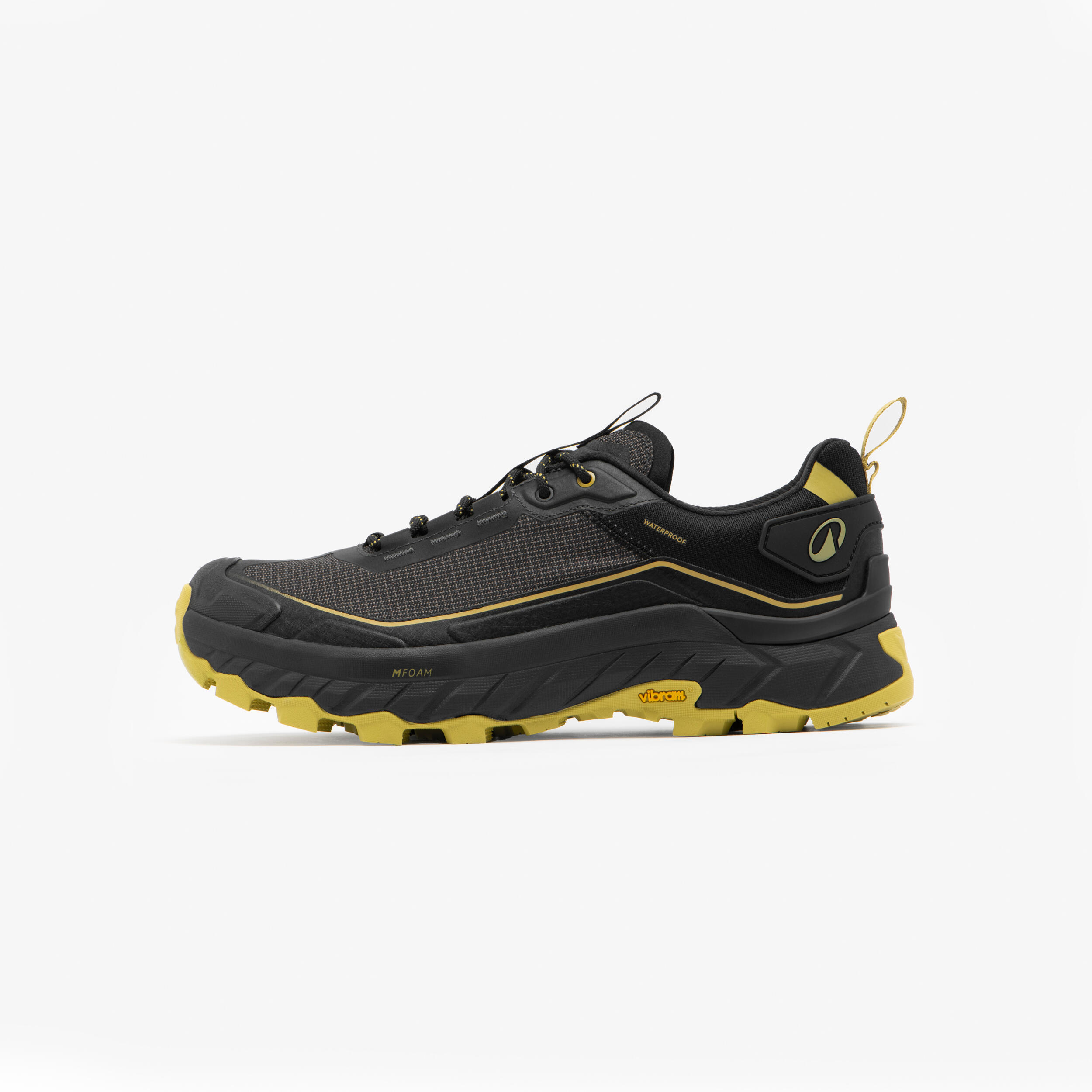 Wanderschuhe Herren niedrig wasserdicht - MH900 schwarz