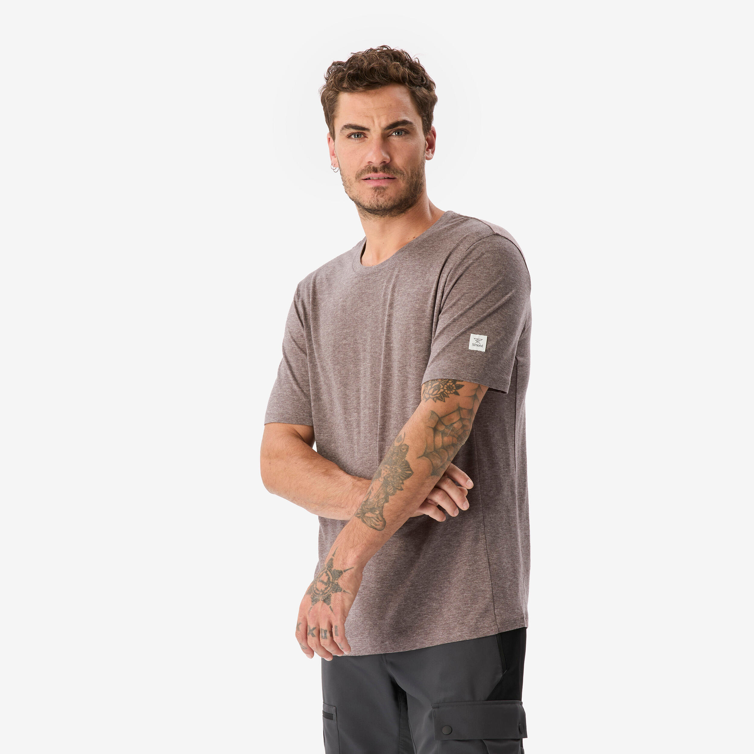 Merinoshirt Herren recycelte Merinowolle Trekking - Merino Rec Fresh
