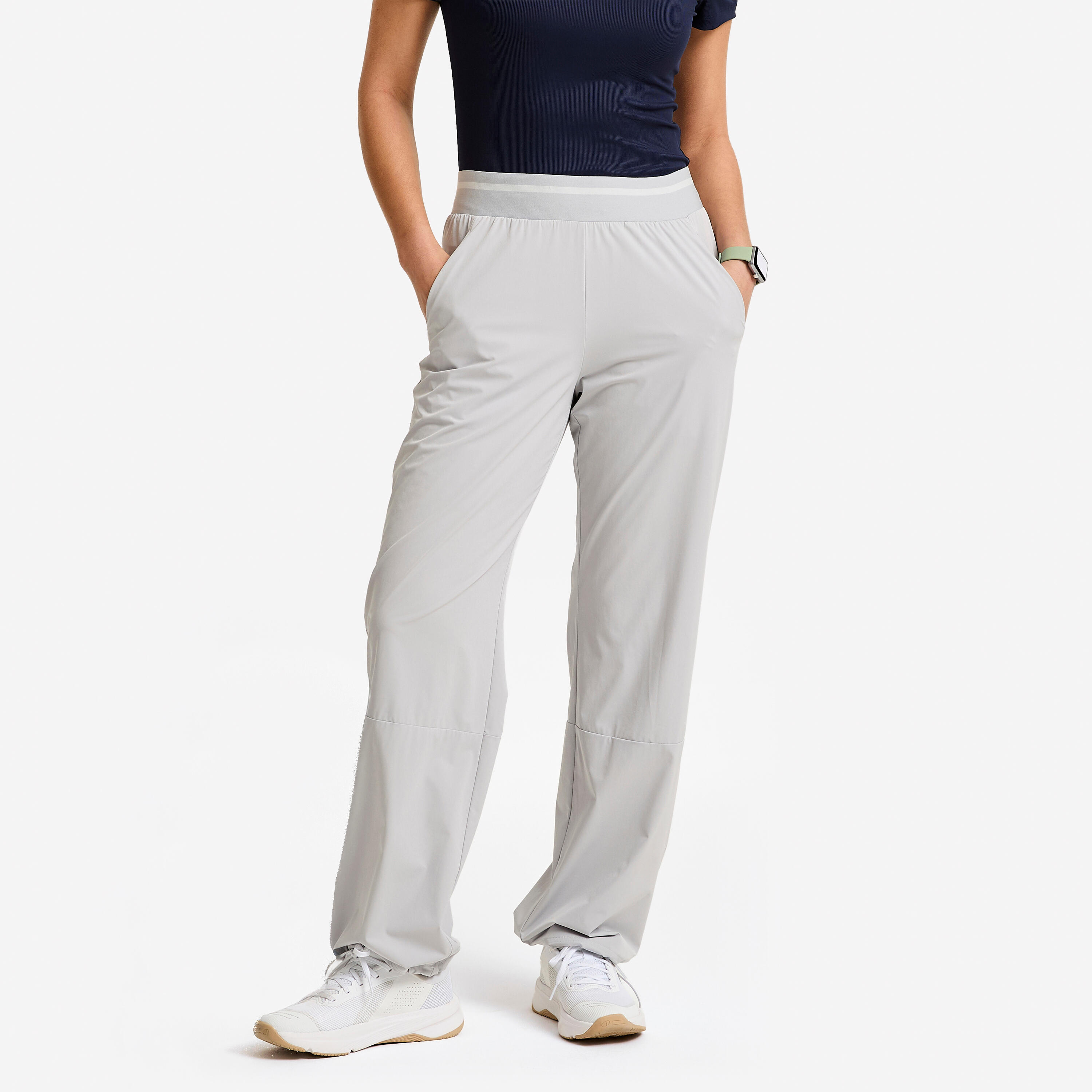 Hose Damen Oversize - grau