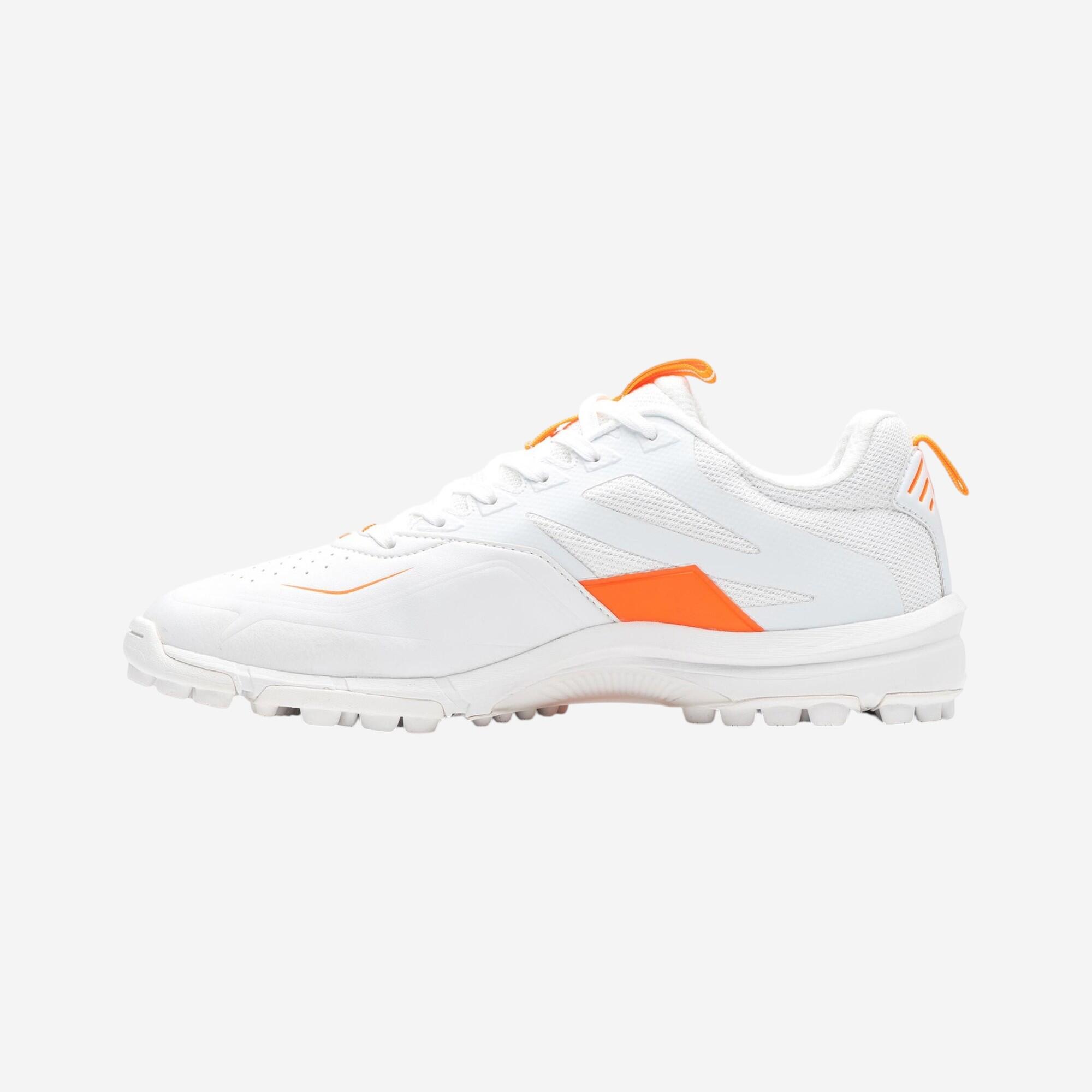Damen/Herren Feldhockeyschuhe - Grays Stealth 1.0 weiß/orange