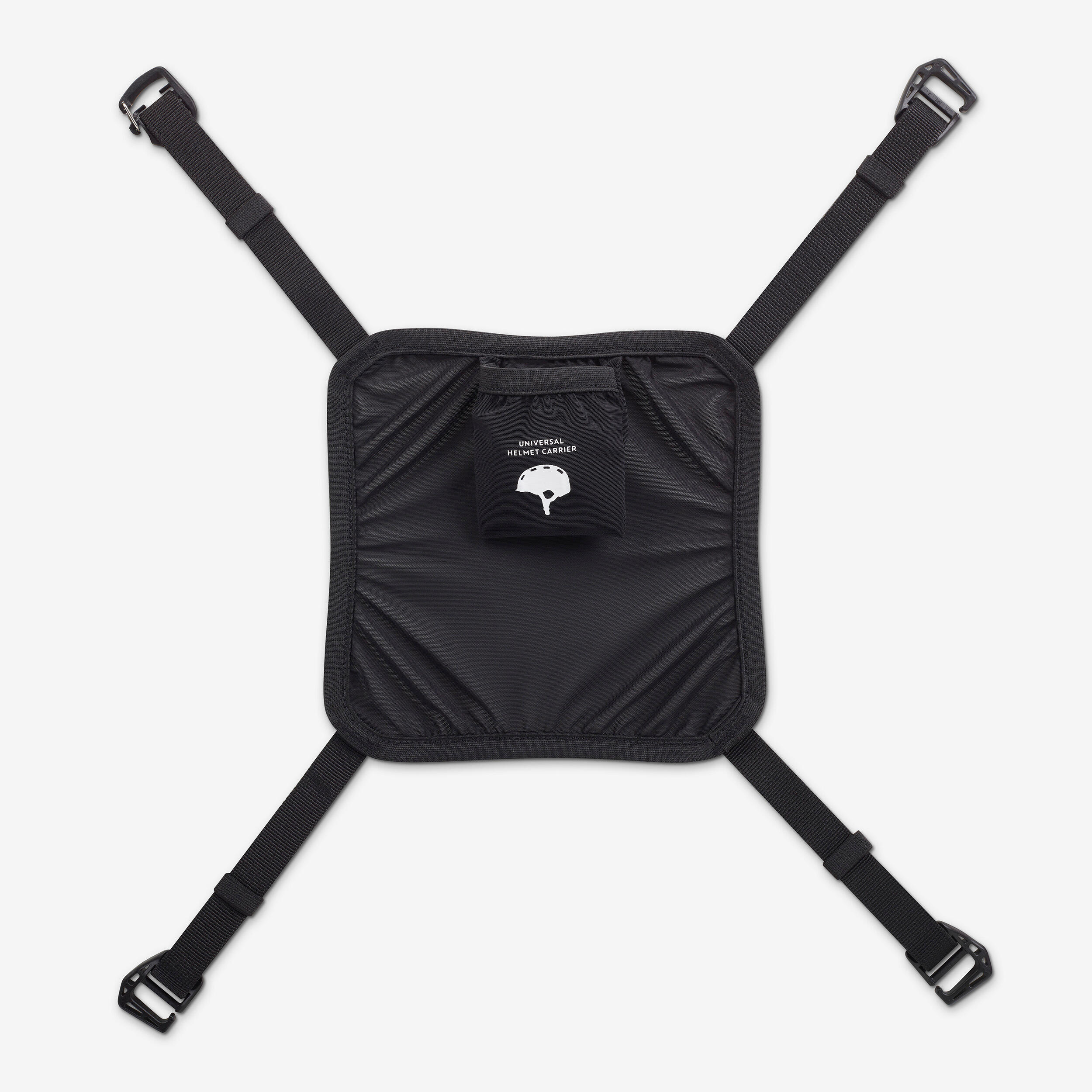 Rucksackbefestigung Universal für Helm mit 4 Tragegurten Ski, MTB, Bergsport