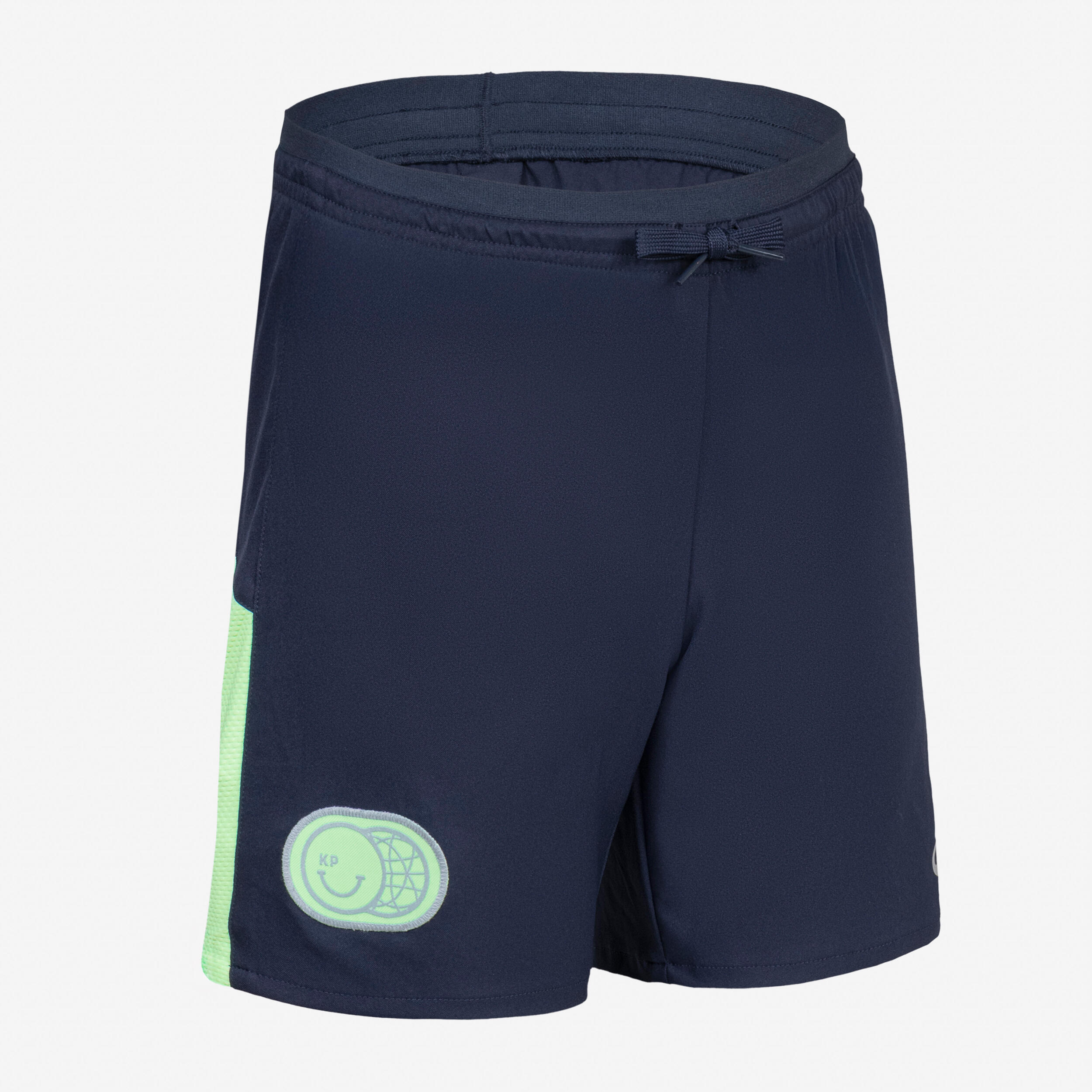 Kinder Fußball Shorts - VIRALTO Kids marineblau/grün