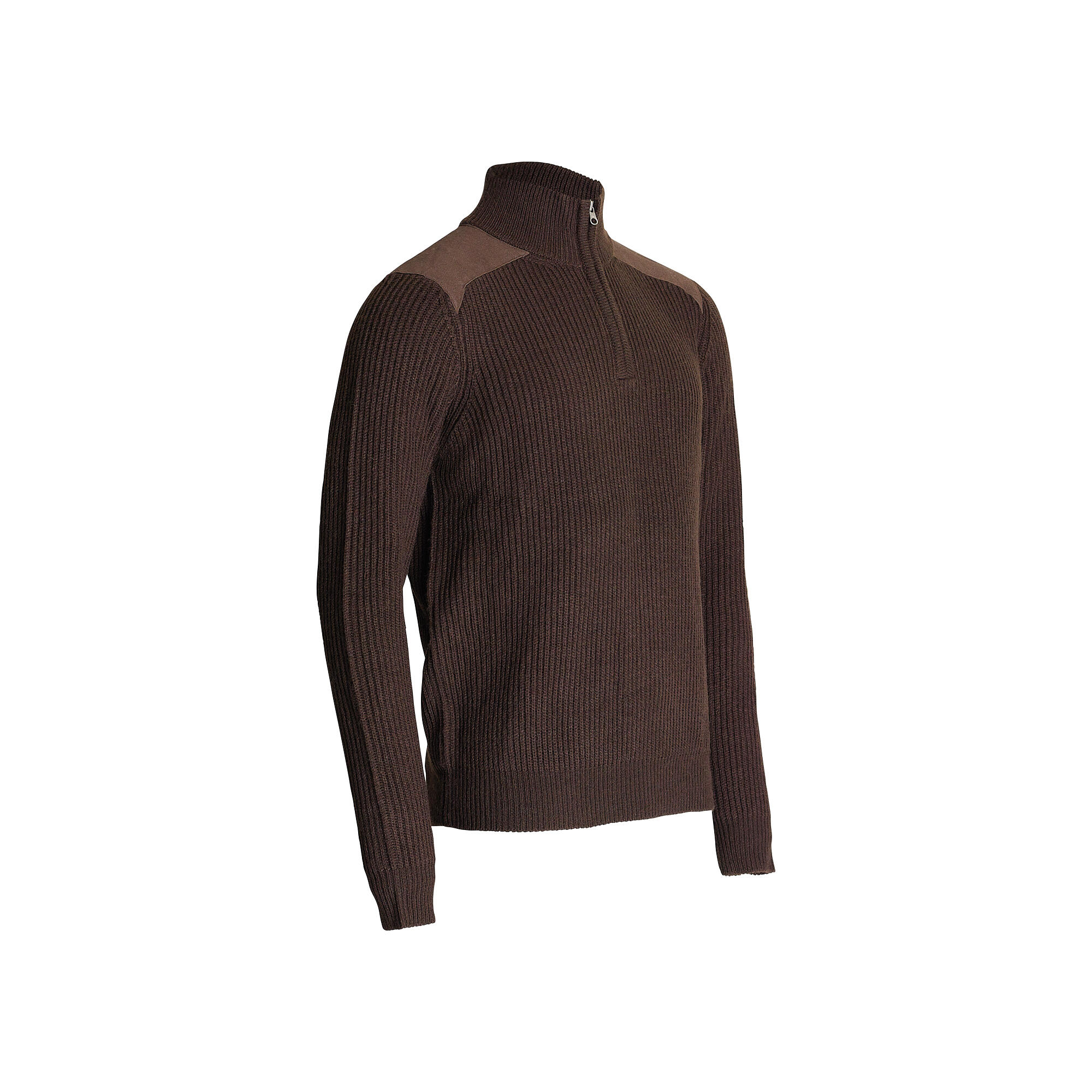 Strickpullover 500 braun