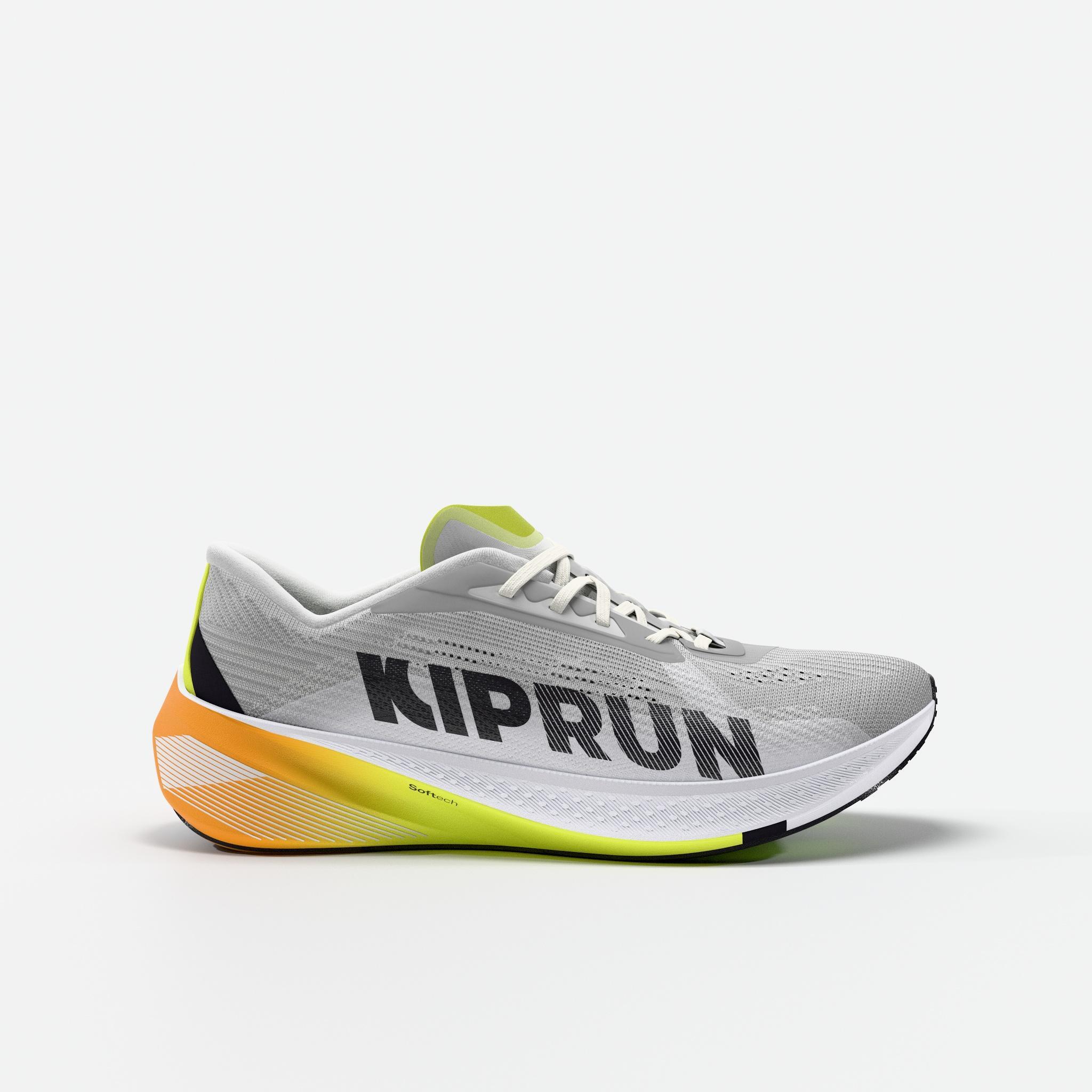 Laufschuhe Straße Herren vielseitig - Kipcore Premium grau/grün