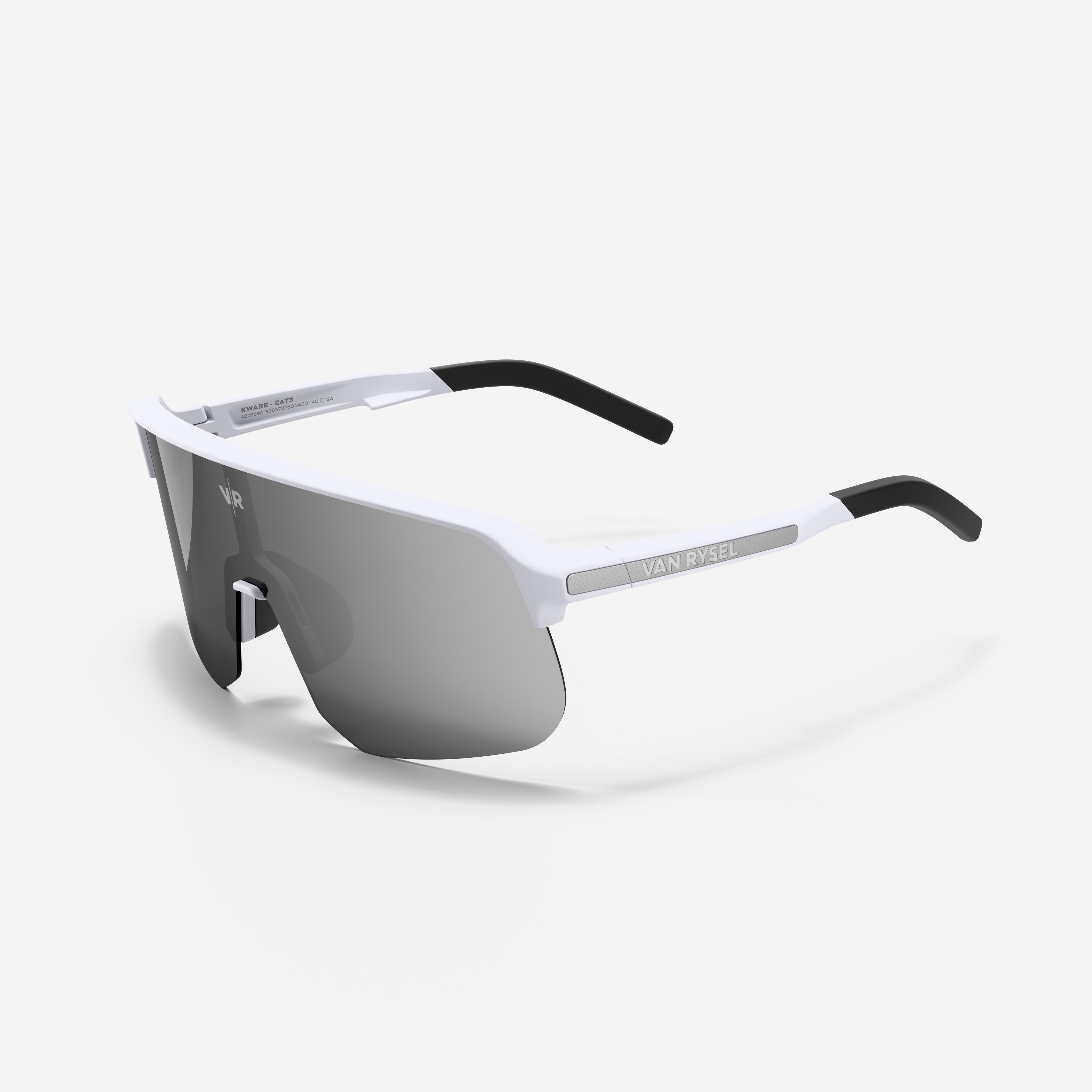 Fahrrad Brille Kategorie 3 Kware weiß