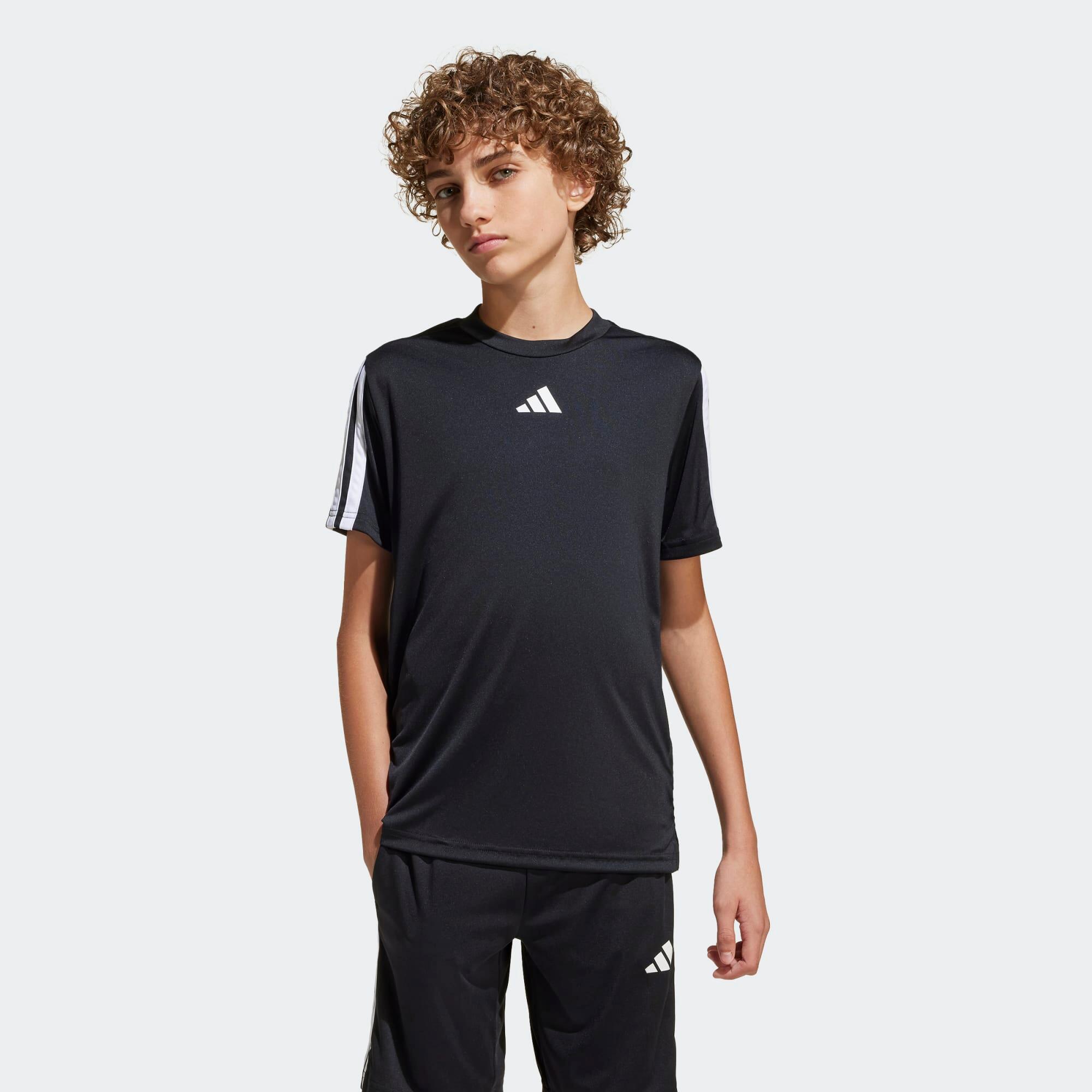 ADIDAS T-Shirt Kinder 3 Streifen - Train Essentials schwarz