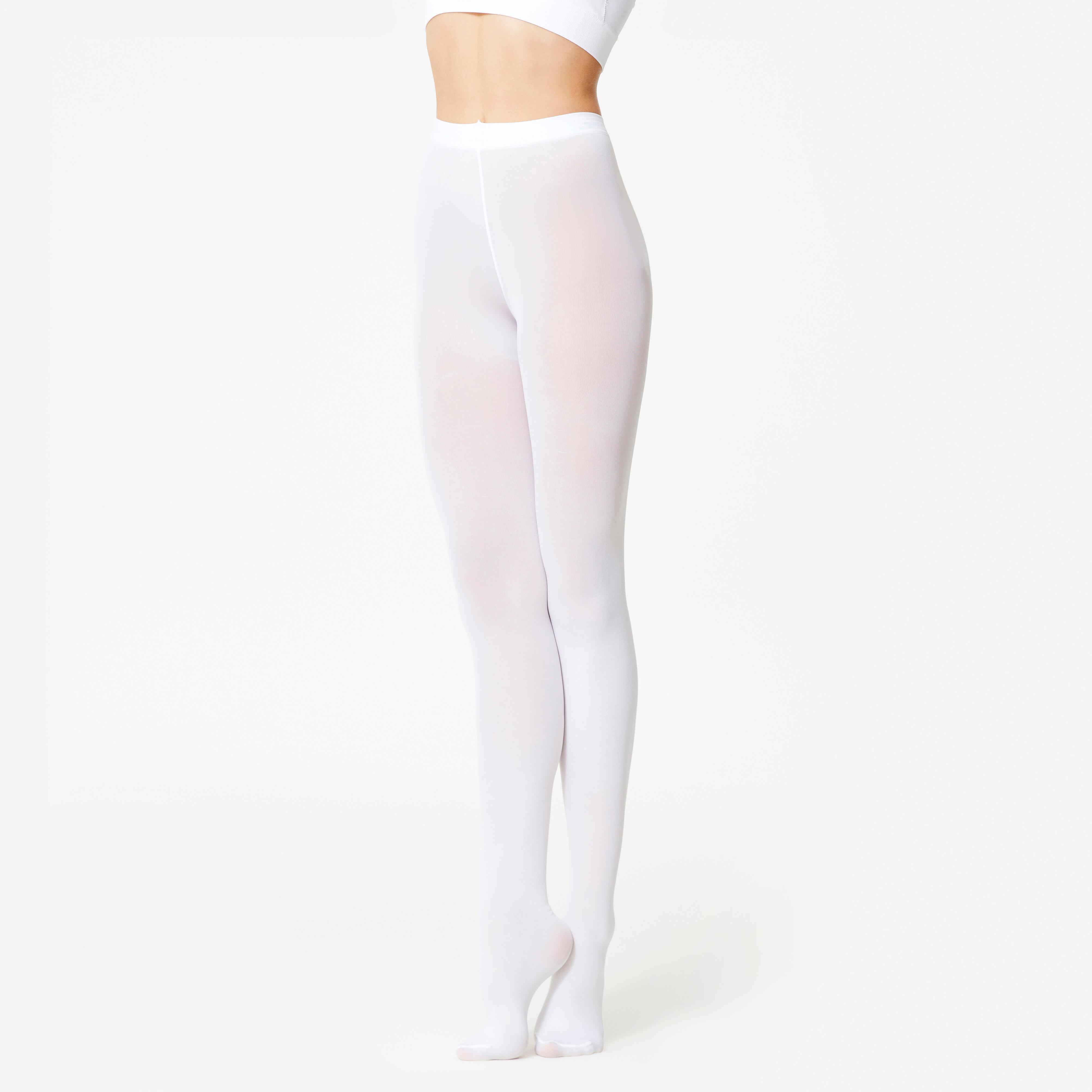 Ballettstrumpfhose Mädchen - weiß
