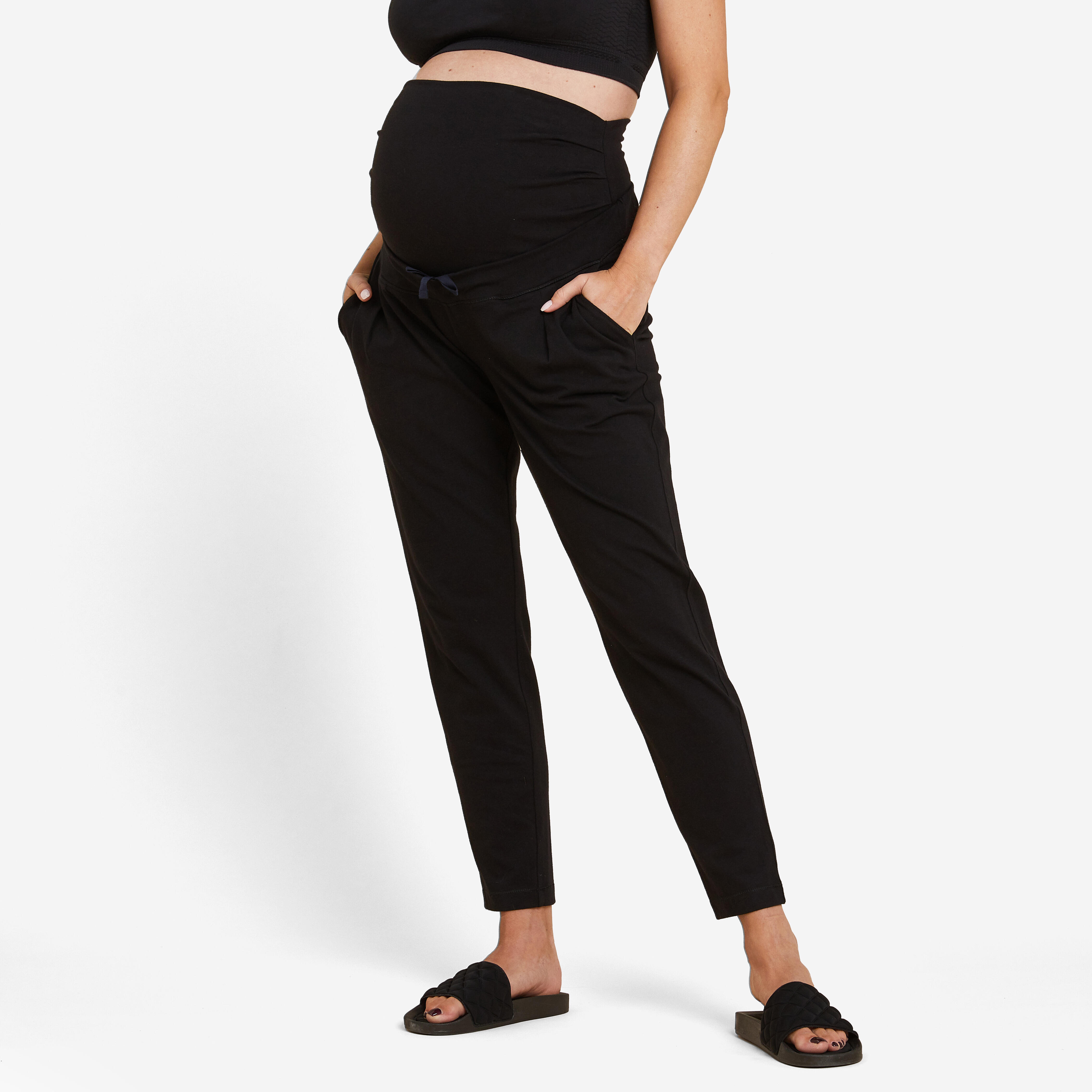 Jogginghose Schwangere Yoga - schwarz