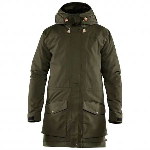 Fjällräven - Singi Wool Padded Parka - Mantel Gr S oliv