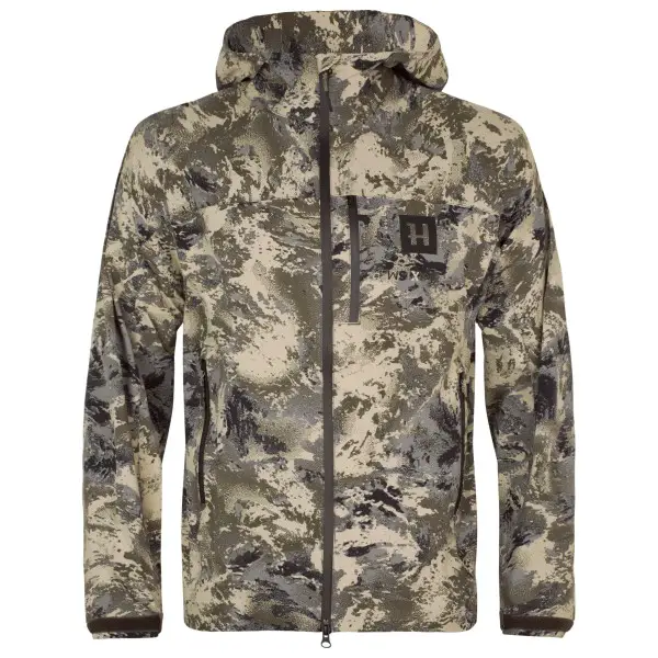 Härkila - Mountain Hunter Expedition HWS Packable Jacke - Regenjacke Gr 48 grau