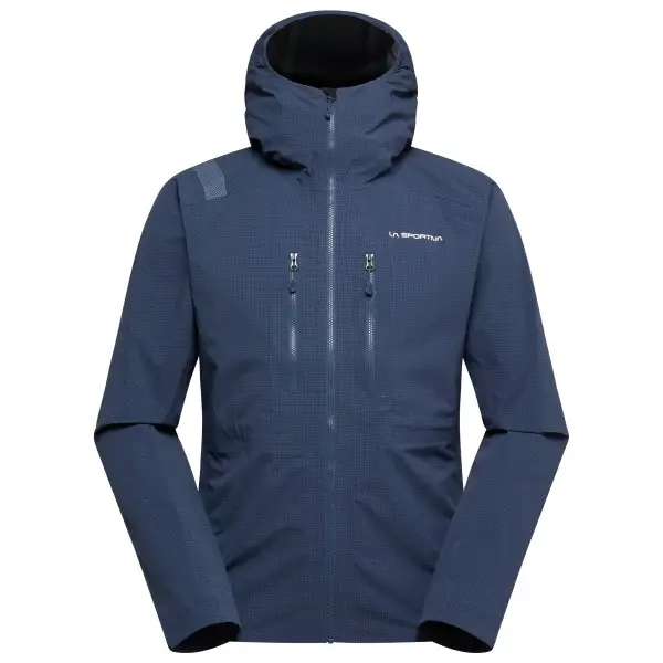 La Sportiva - Helixir Shell Jacket - Regenjacke Gr M blau