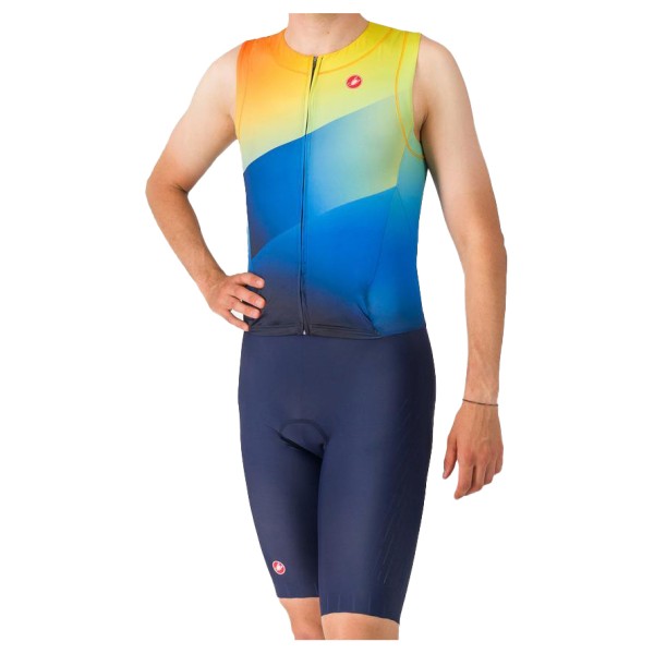 Castelli - Free Sanremo Tri Suit Sleeveless - Radeinteiler Gr XXL blau