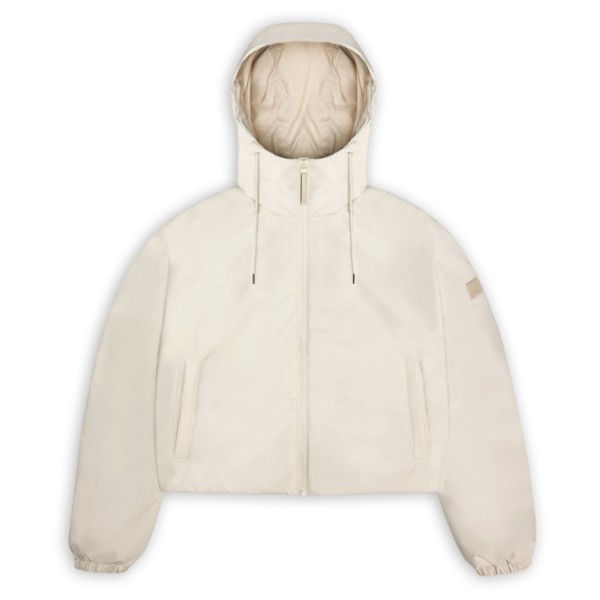 Rains - Lohja Short Insulated Jacket W3T1 - Regenjacke Gr XL beige/weiß