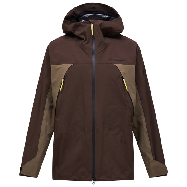 Peak Performance - Ridge Ace 3L Jacket - Regenjacke Gr S braun