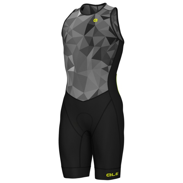 Alé - Triathlon Triple Body Sleeveless - Radeinteiler Gr S schwarz/grau