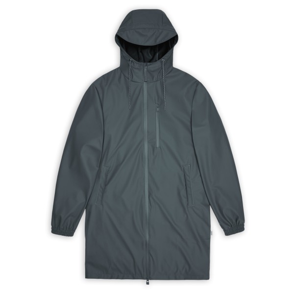 Rains - Long Storm Breaker W3 - Regenmantel Gr S blau